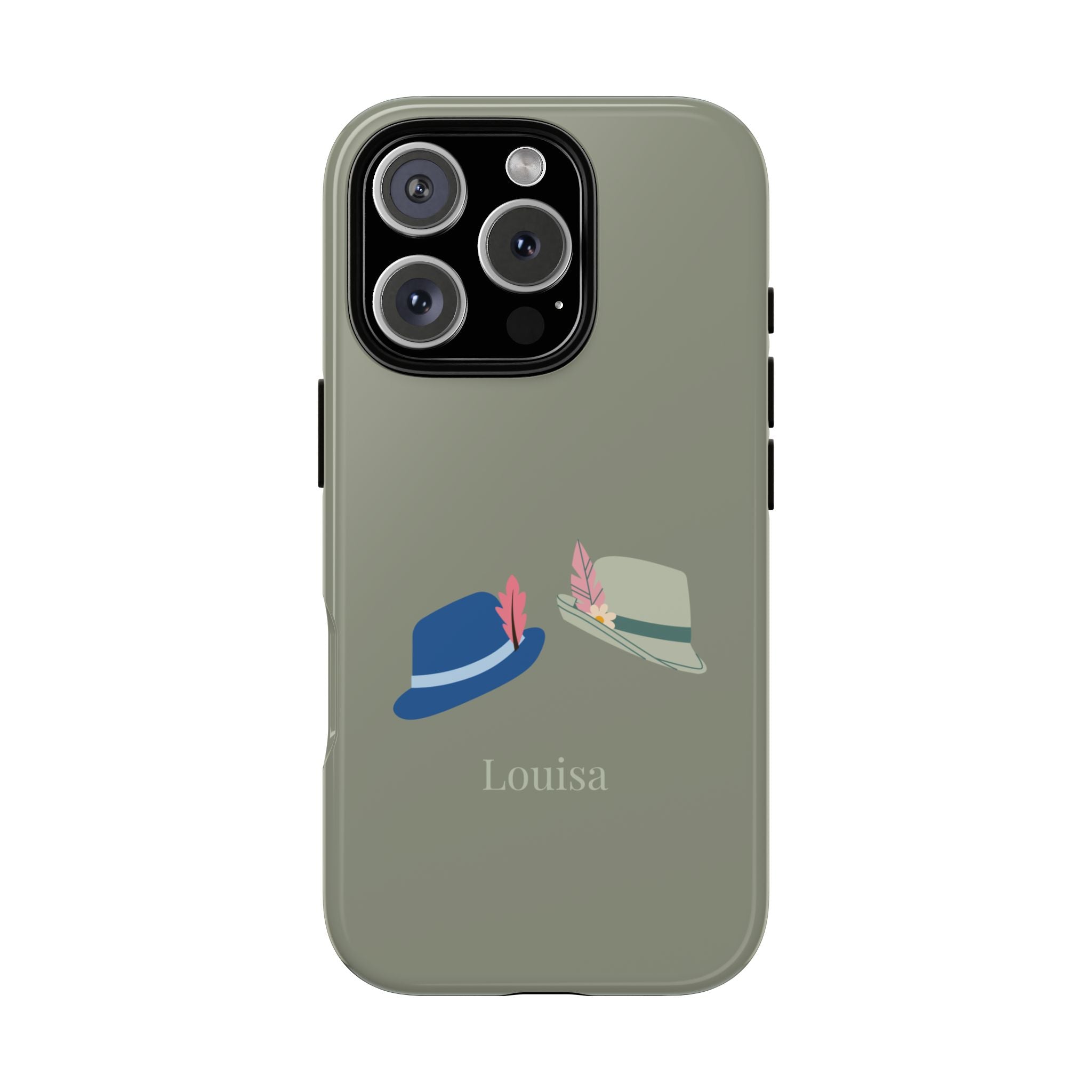 TRACHTENHÜTE SALBEI – Personalisierte Handyhülle mit Dual-Layer-Schutz