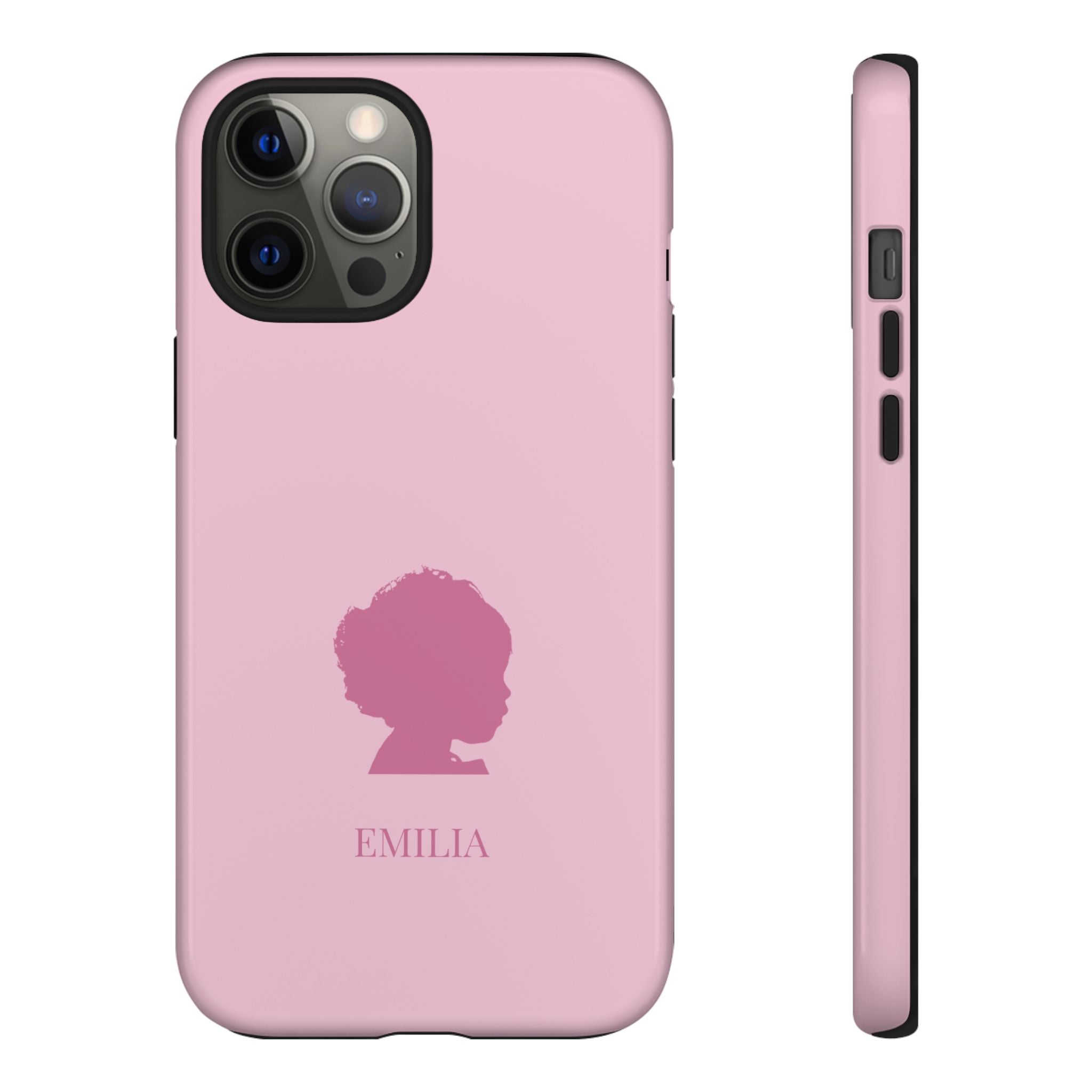 SILHOUETTE ROSE – Personalisierte Handyhülle mit Dual-Layer-Schutz