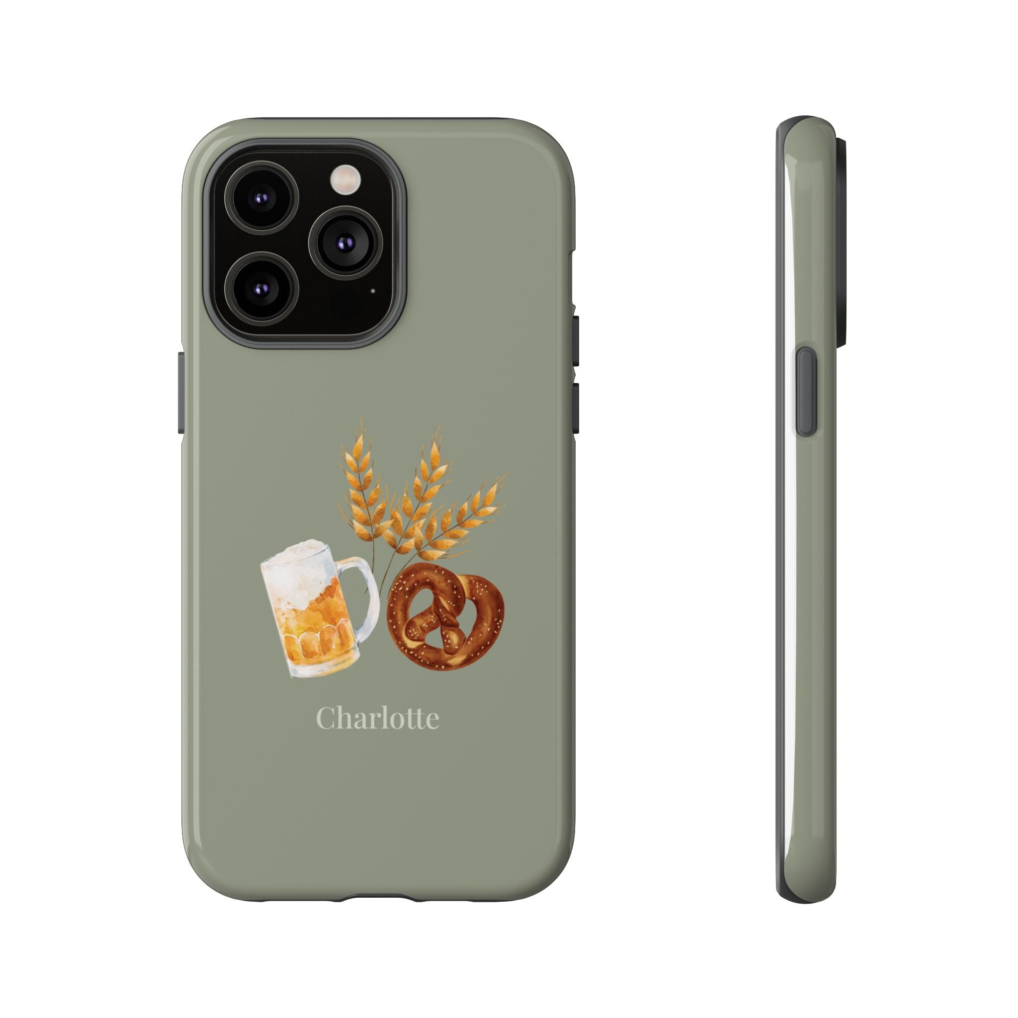 WIESN-SCHMANKERL SALBEI – Personalisierte Handyhülle mit Dual-Layer-Schutz