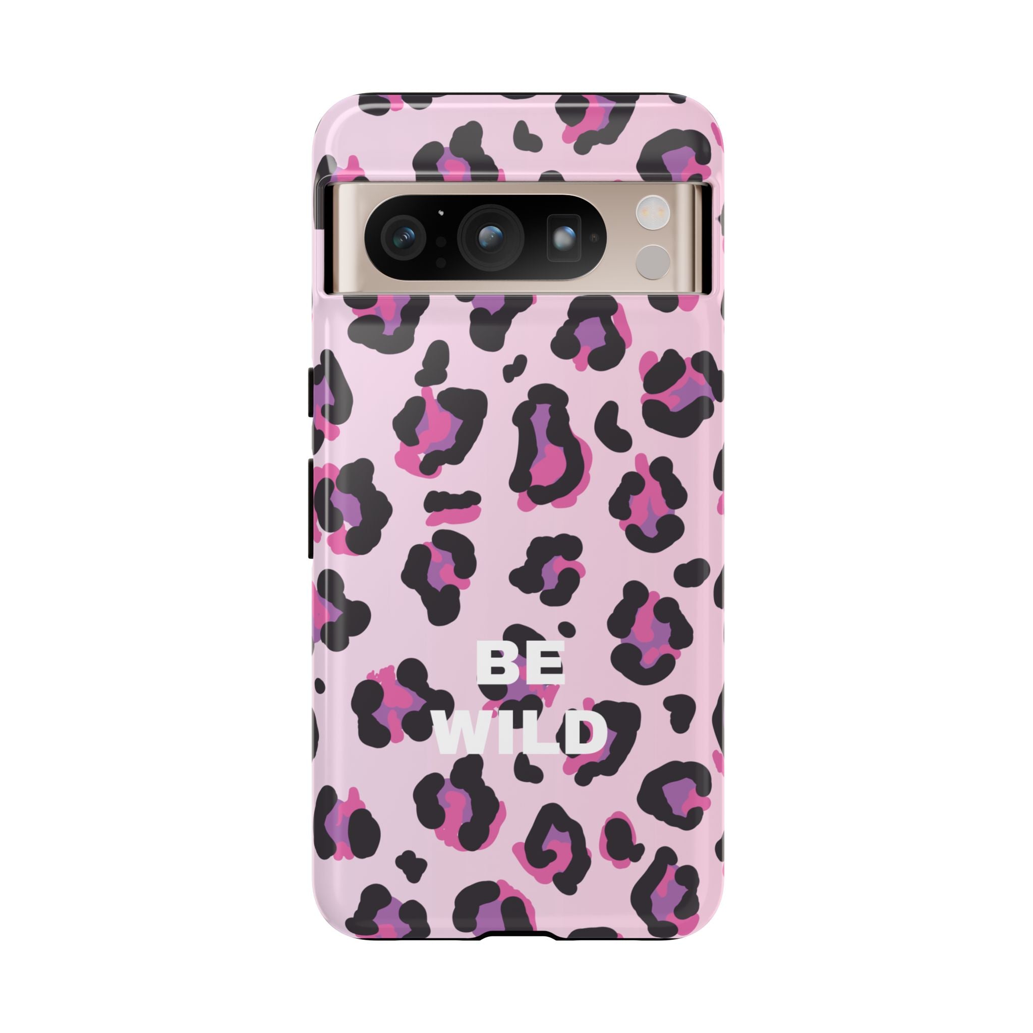 PINK LEO – Personalisierte Handyhülle mit Dual-Layer-Schutz