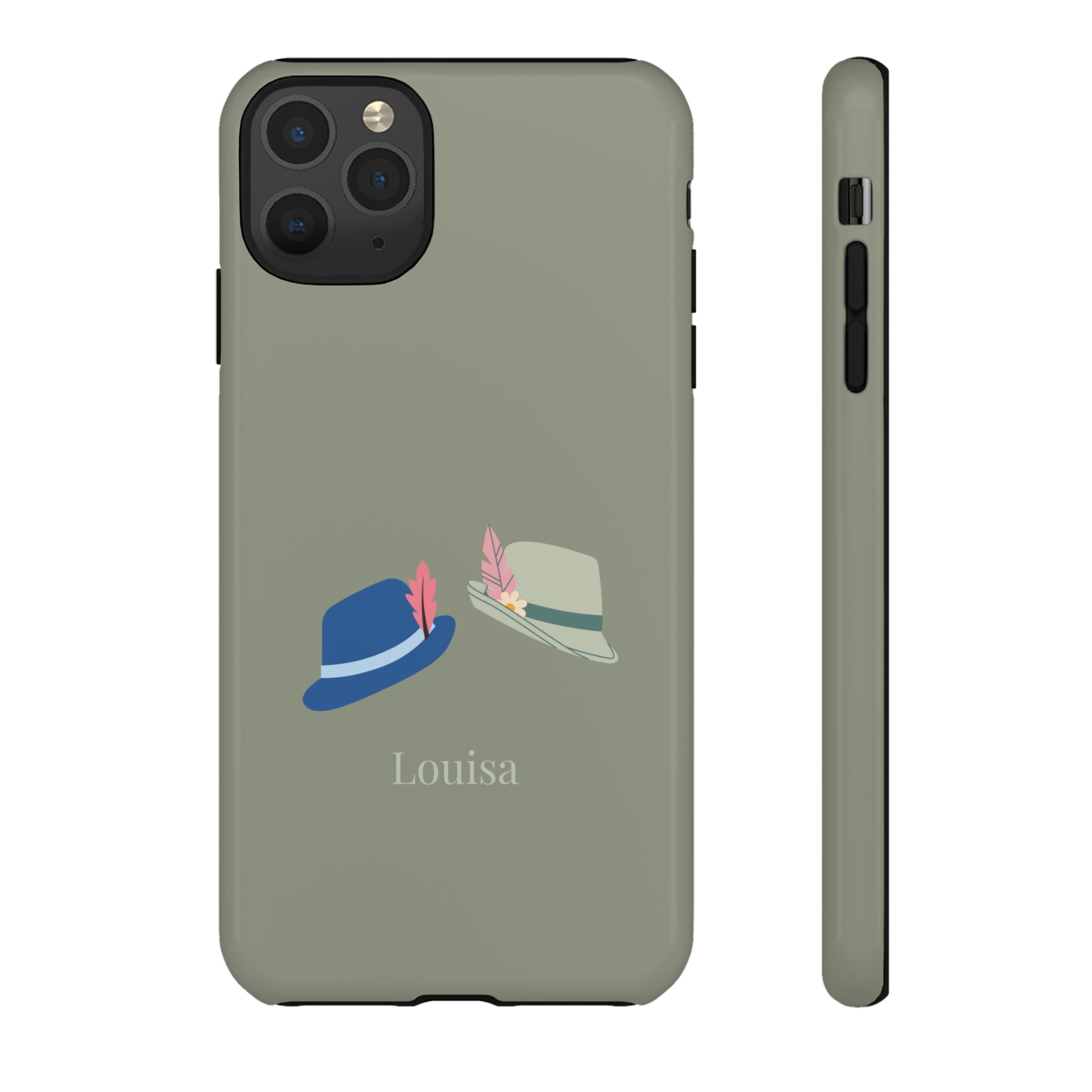TRACHTENHÜTE SALBEI – Personalisierte Handyhülle mit Dual-Layer-Schutz