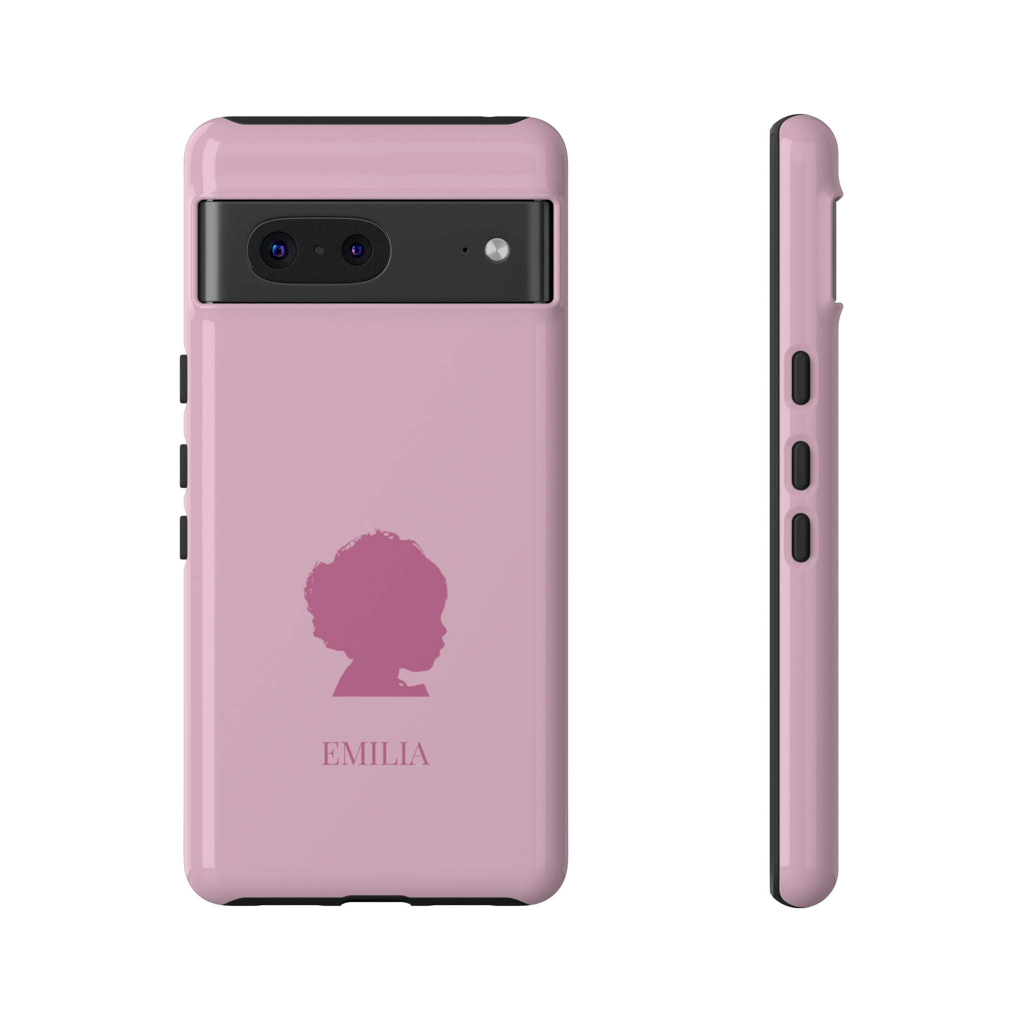 SILHOUETTE ROSE – Personalisierte Handyhülle mit Dual-Layer-Schutz