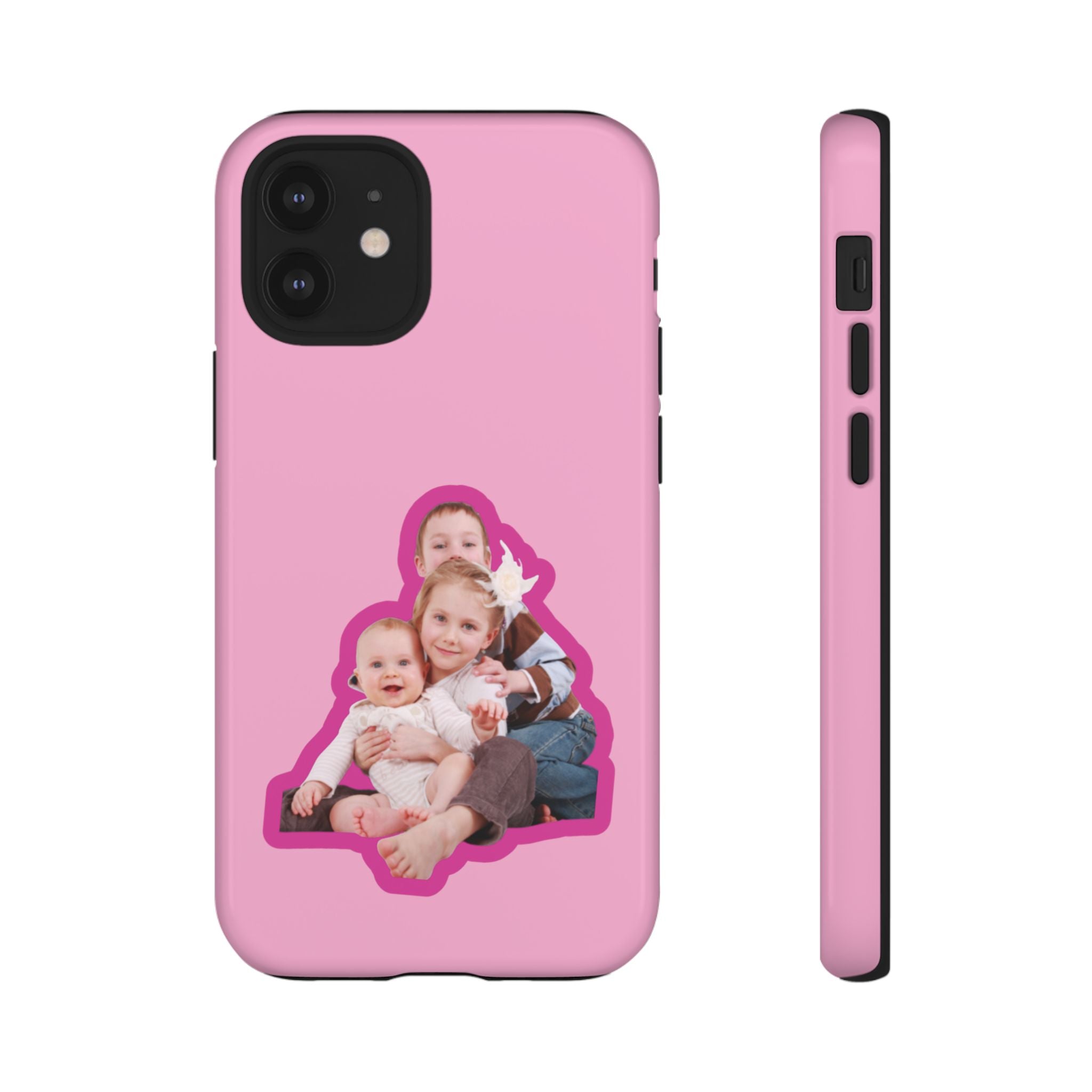 PINK CARTOON – Personalisierte Foto Handyhülle mit Dual-Layer-Schutz