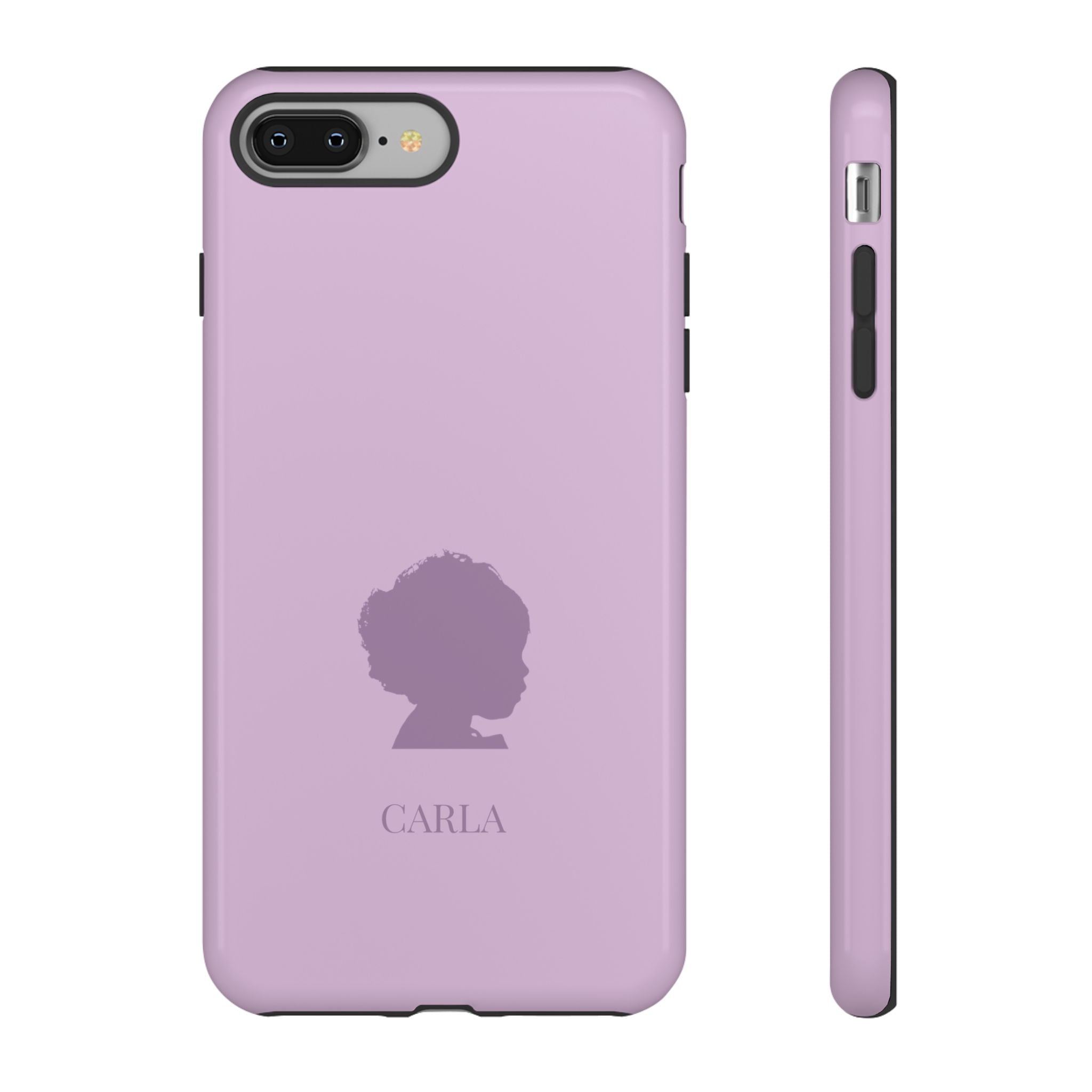 SILHOUETTE LAVENDEL – Personalisierte Handyhülle mit Dual-Layer-Schutz