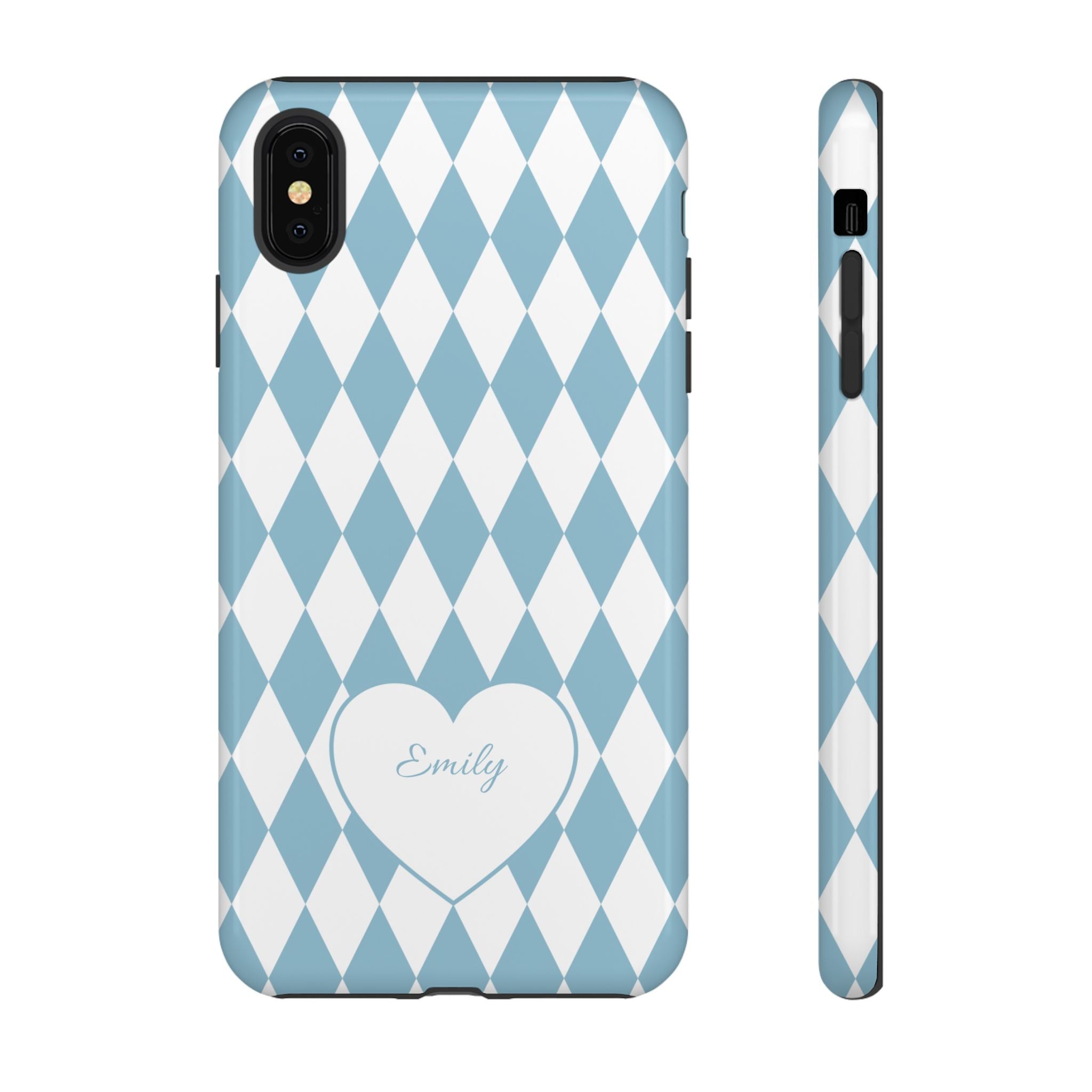 BAYERN HELLBLAU WEISS – Personalisierte Handyhülle mit Dual-Layer-Schutz
