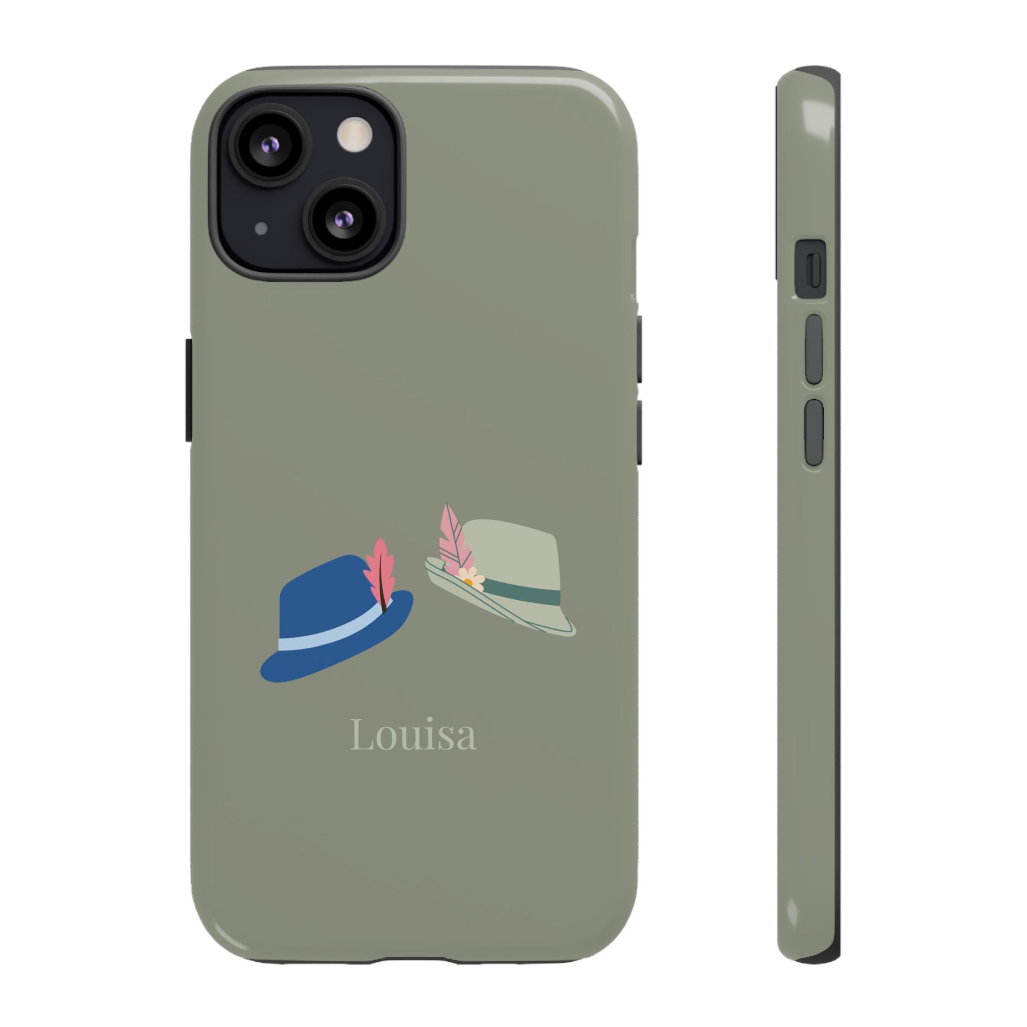 TRACHTENHÜTE SALBEI – Personalisierte Handyhülle mit Dual-Layer-Schutz