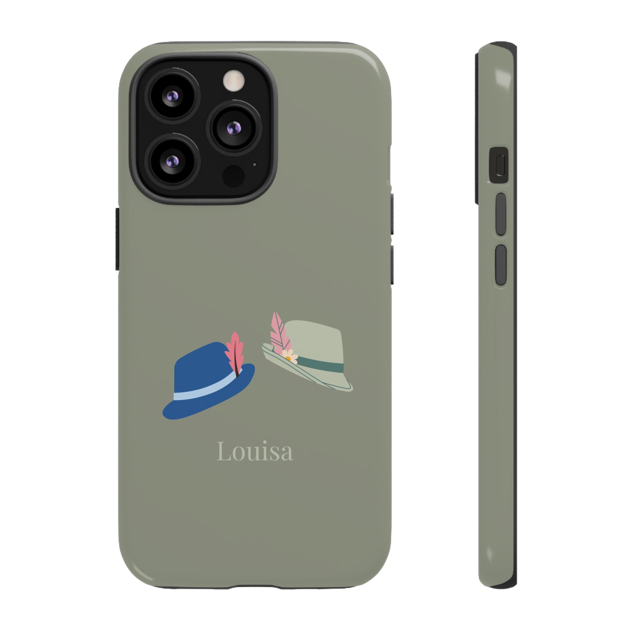 TRACHTENHÜTE SALBEI – Personalisierte Handyhülle mit Dual-Layer-Schutz