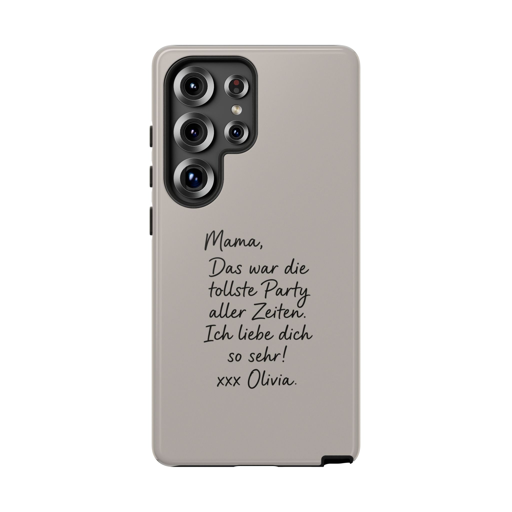 MOCCA HANDWRITTEN NOTE – Personalisierte Handyhülle mit Dual-Layer-Schutz