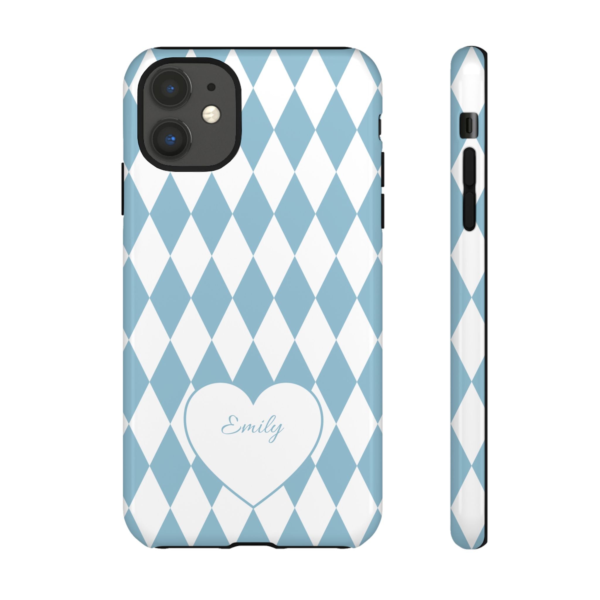 BAYERN HELLBLAU WEISS – Personalisierte Handyhülle mit Dual-Layer-Schutz