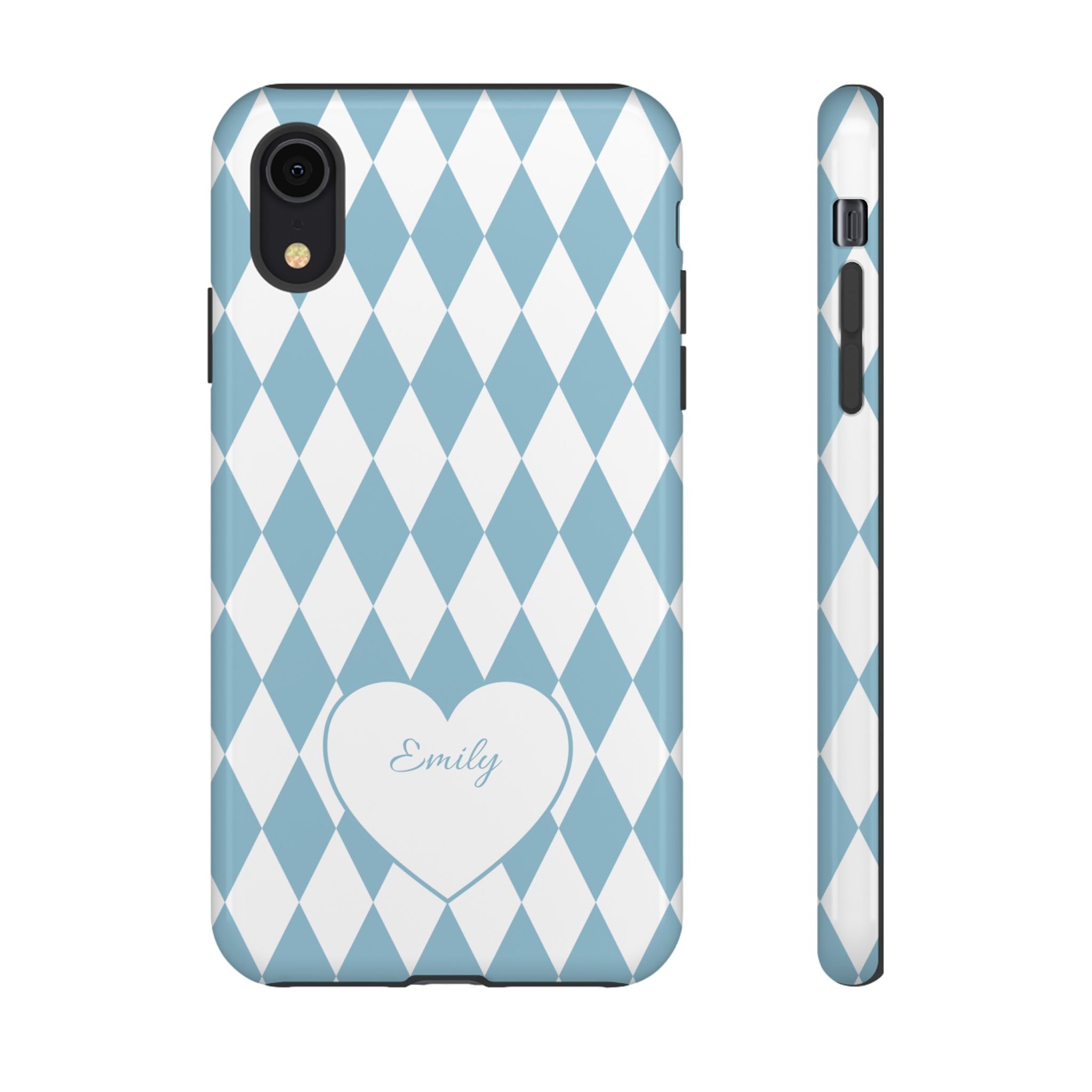 BAYERN HELLBLAU WEISS – Personalisierte Handyhülle mit Dual-Layer-Schutz