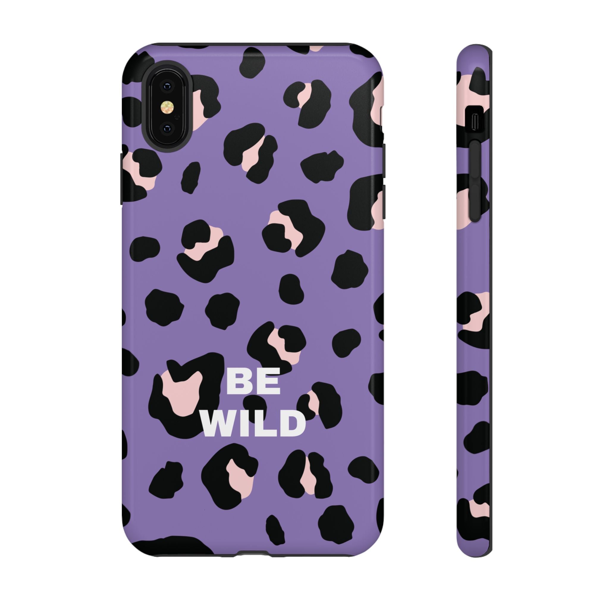 PURPLE LEO – Personalisierte Handyhülle mit Dual-Layer-Schutz