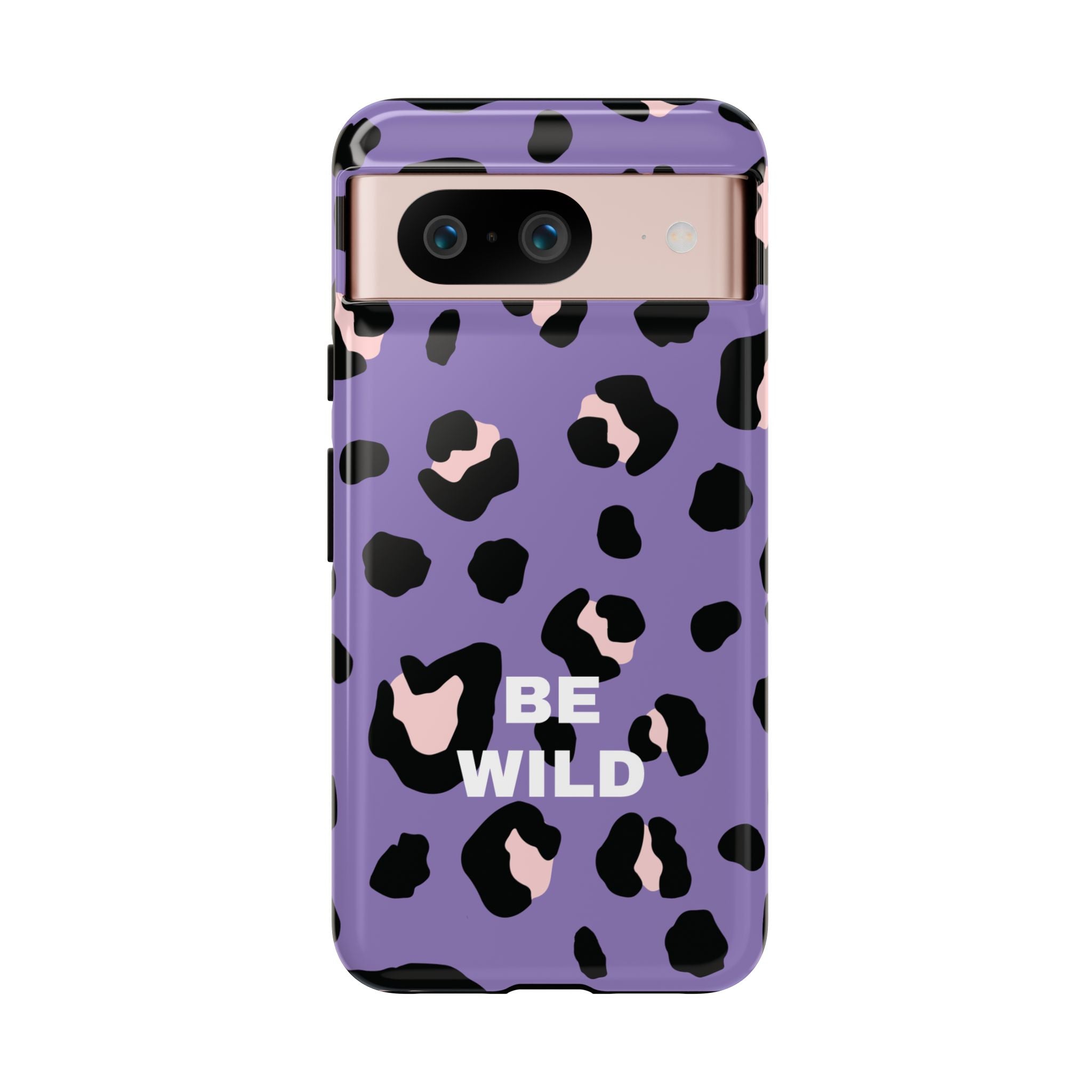 PURPLE LEO – Personalisierte Handyhülle mit Dual-Layer-Schutz