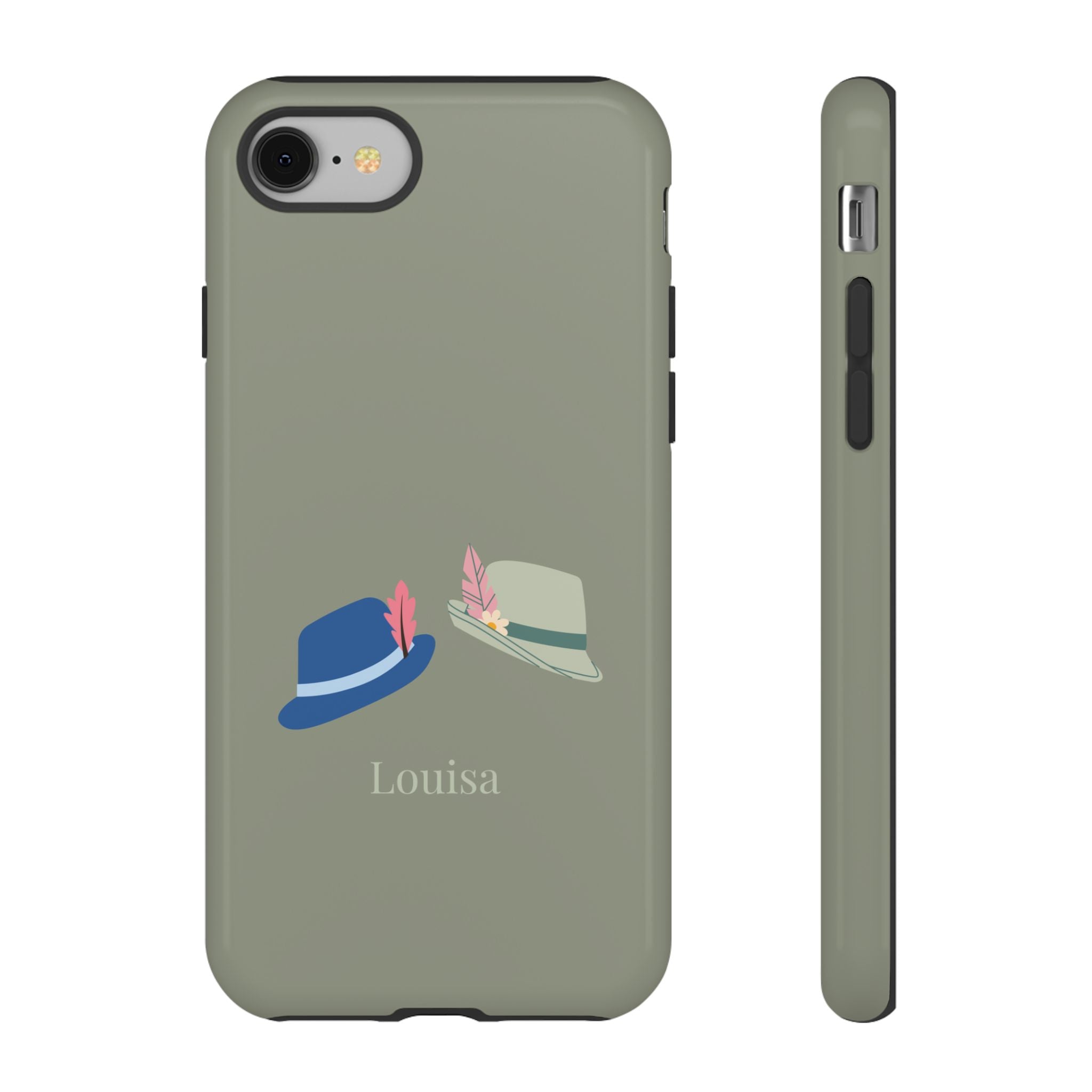 TRACHTENHÜTE SALBEI – Personalisierte Handyhülle mit Dual-Layer-Schutz