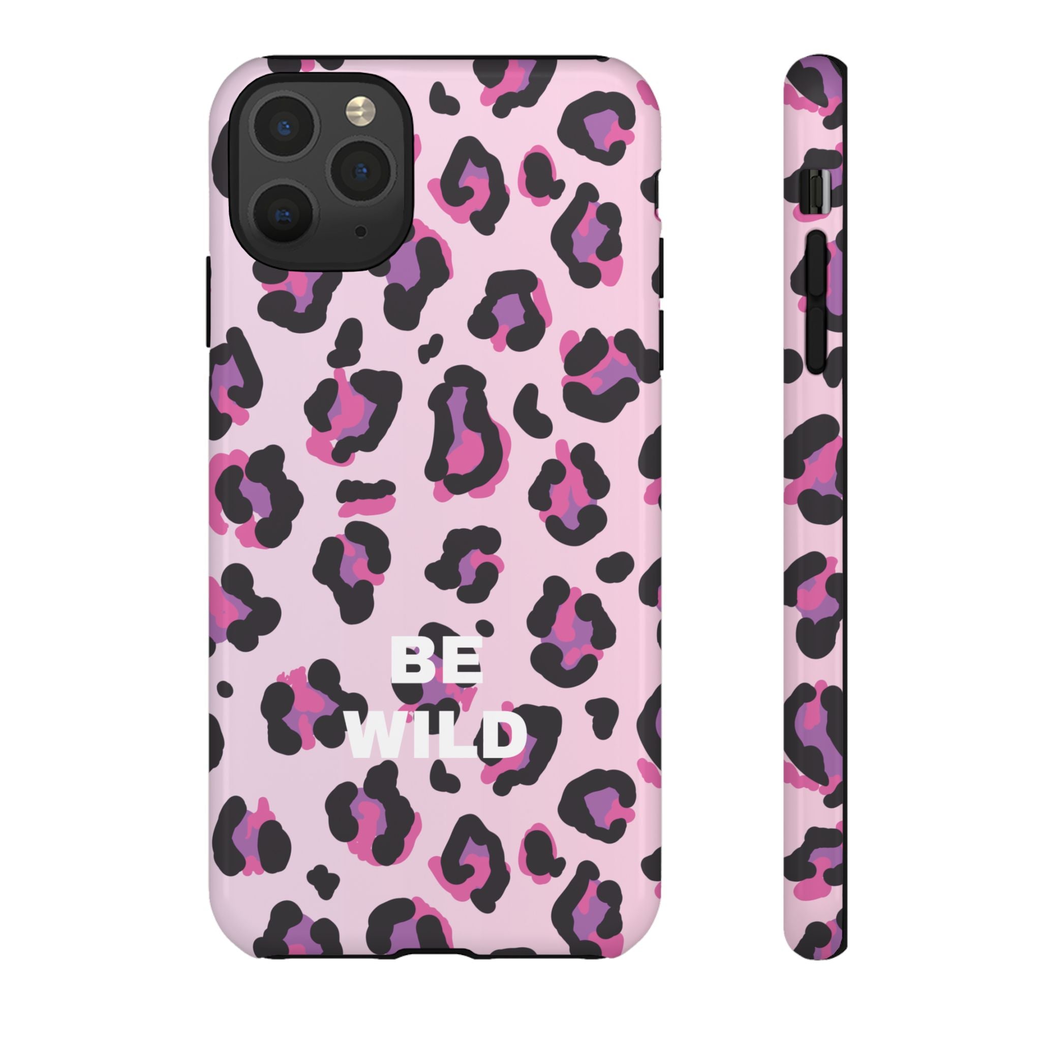 PINK LEO – Personalisierte Handyhülle mit Dual-Layer-Schutz