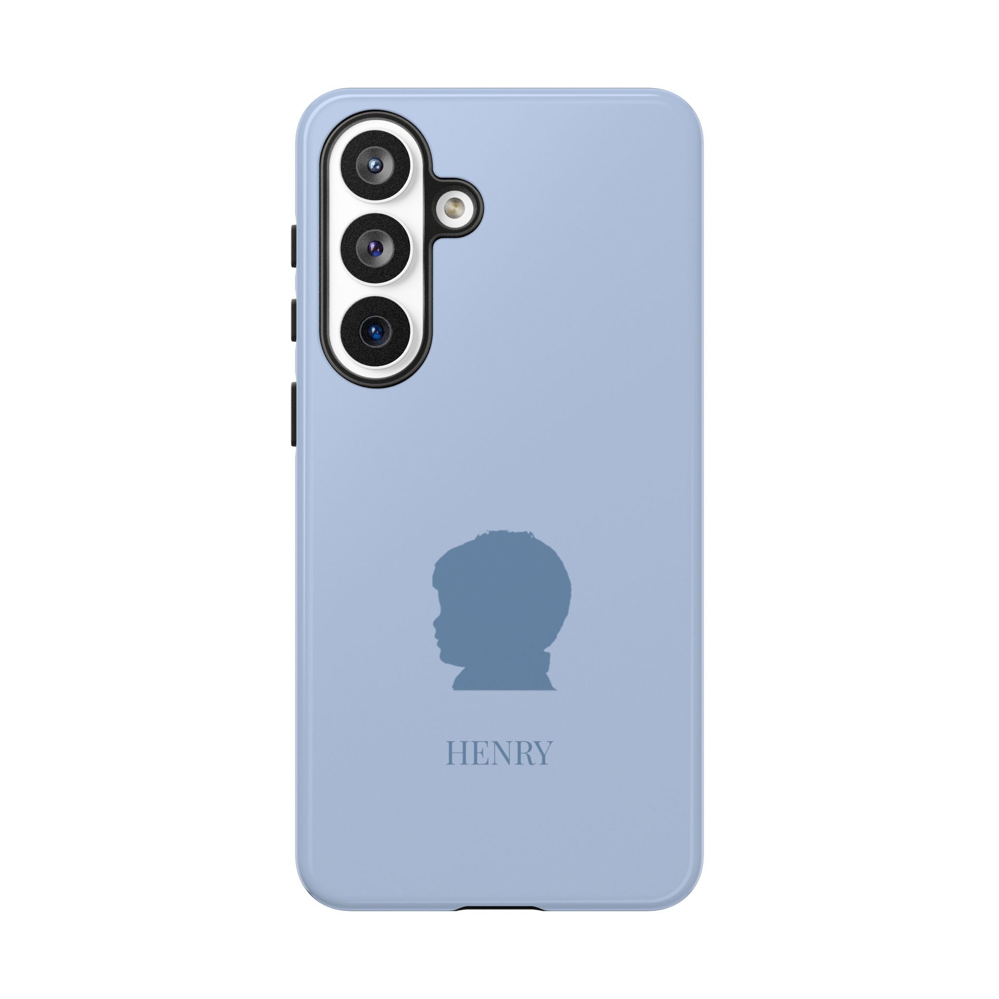 SILHOUETTE BLUE – Personalisierte Handyhülle mit Dual-Layer-Schutz