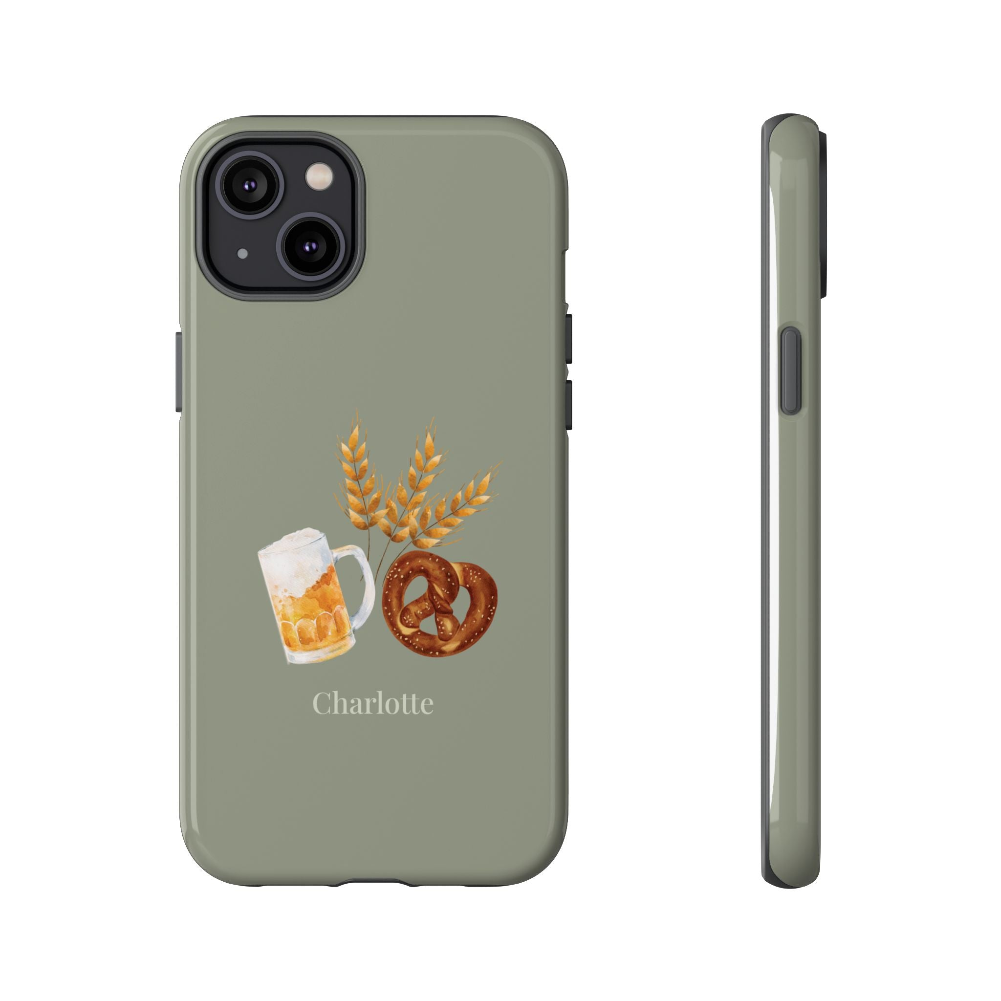 WIESN-SCHMANKERL SALBEI – Personalisierte Handyhülle mit Dual-Layer-Schutz