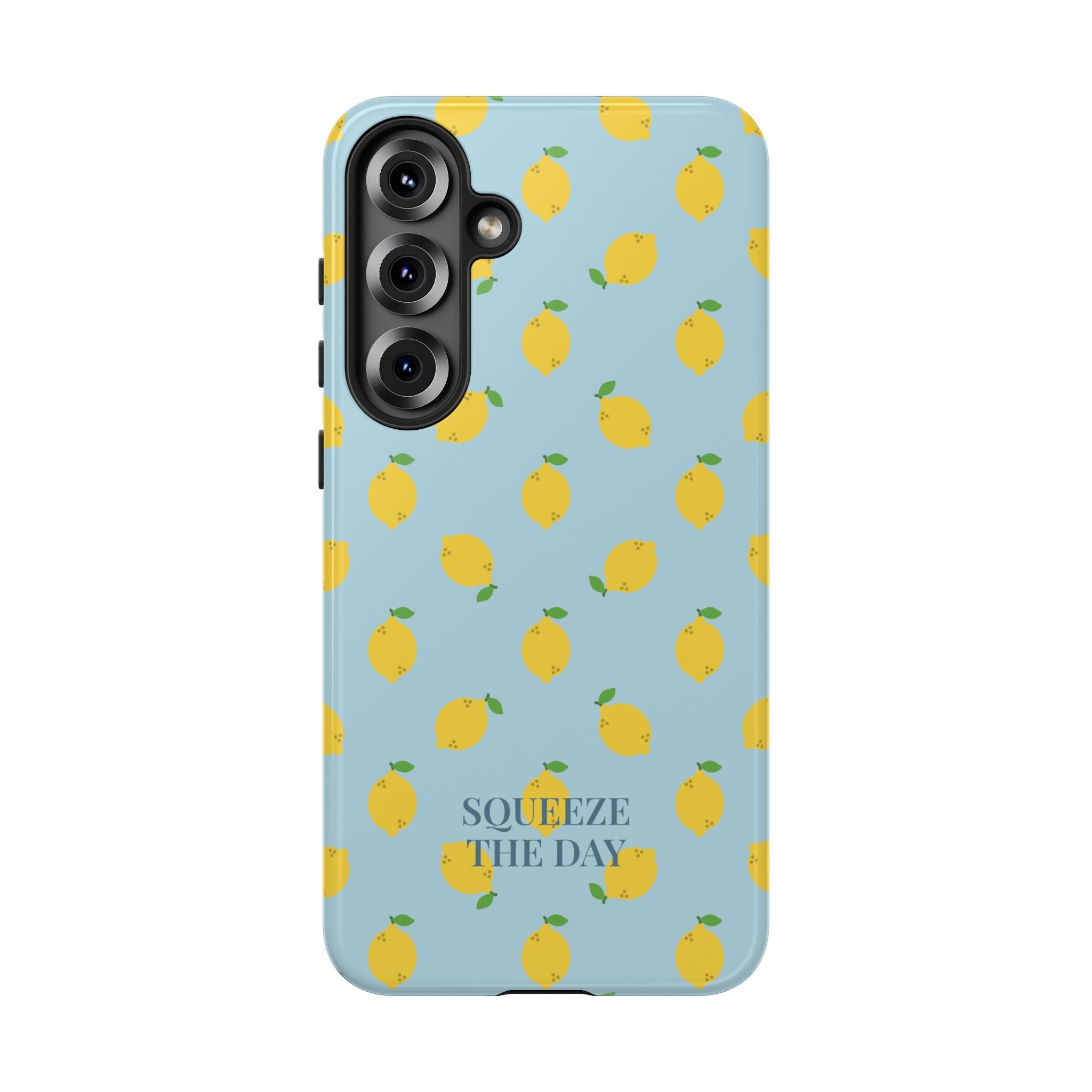 LEMONS BLUE SKY – Personalisierte Handyhülle mit Dual-Layer-Schutz