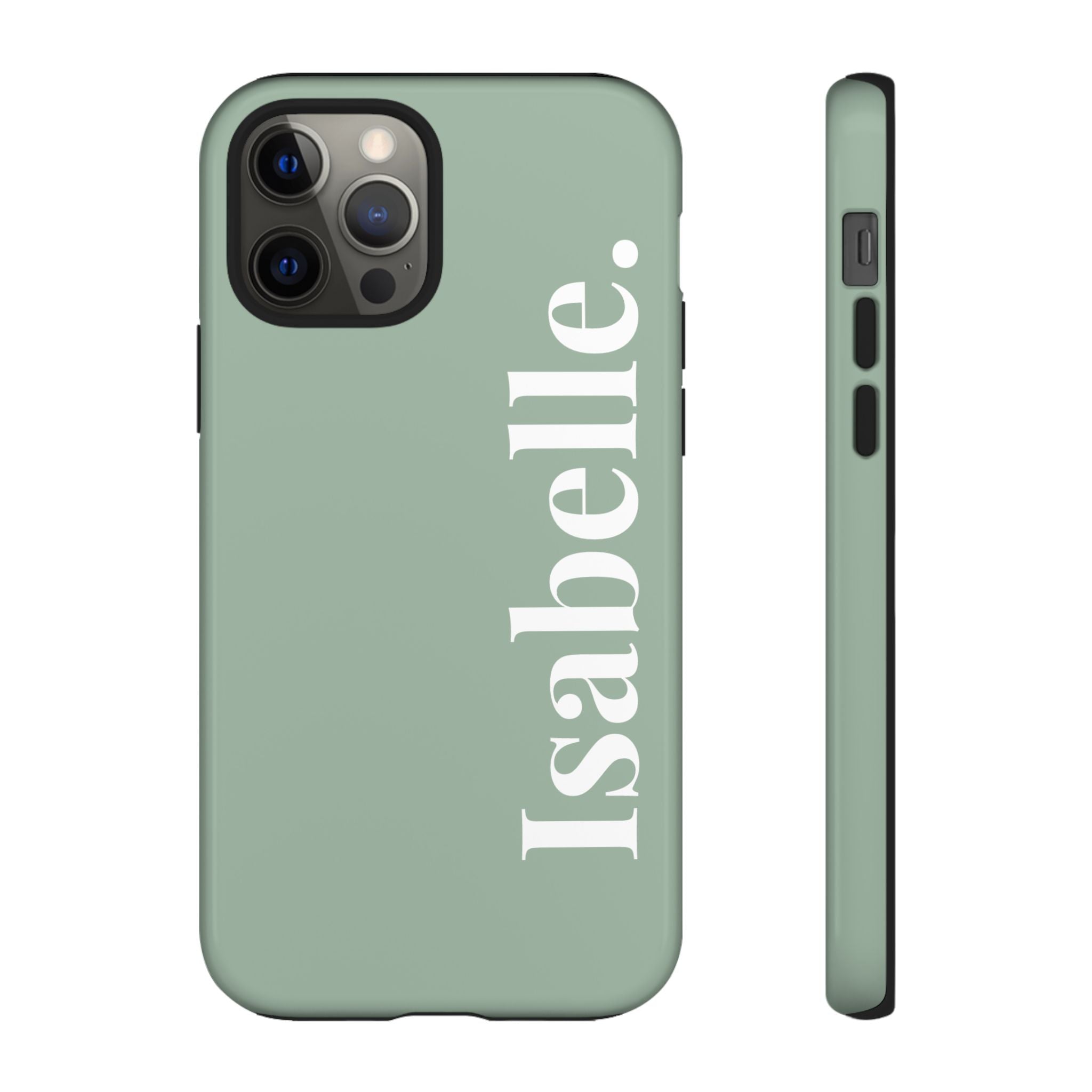 SALBEI BOLD NAME – Personalisierte Handyhülle mit Dual-Layer-Schutz