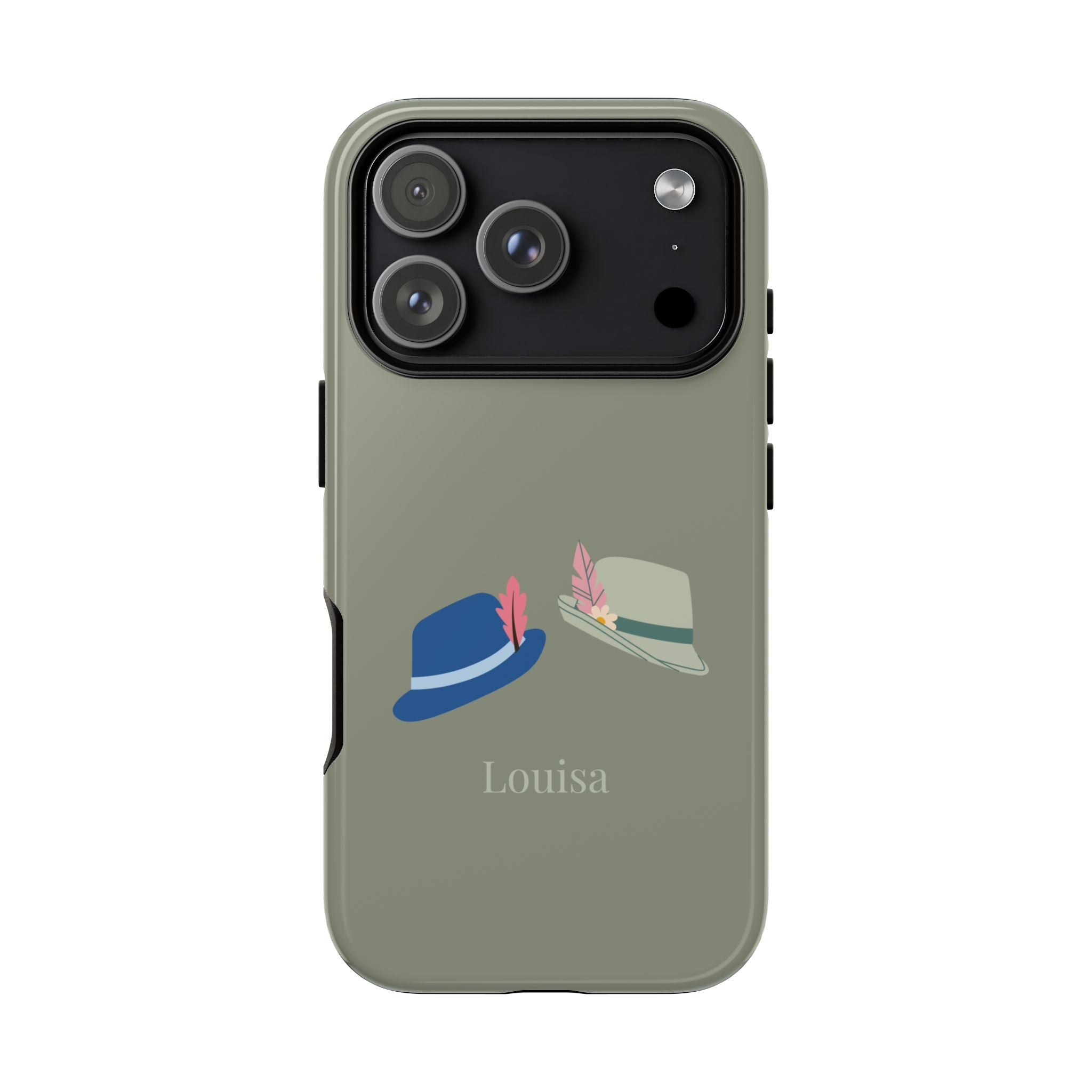 TRACHTENHÜTE SALBEI – Personalisierte Handyhülle mit Dual-Layer-Schutz