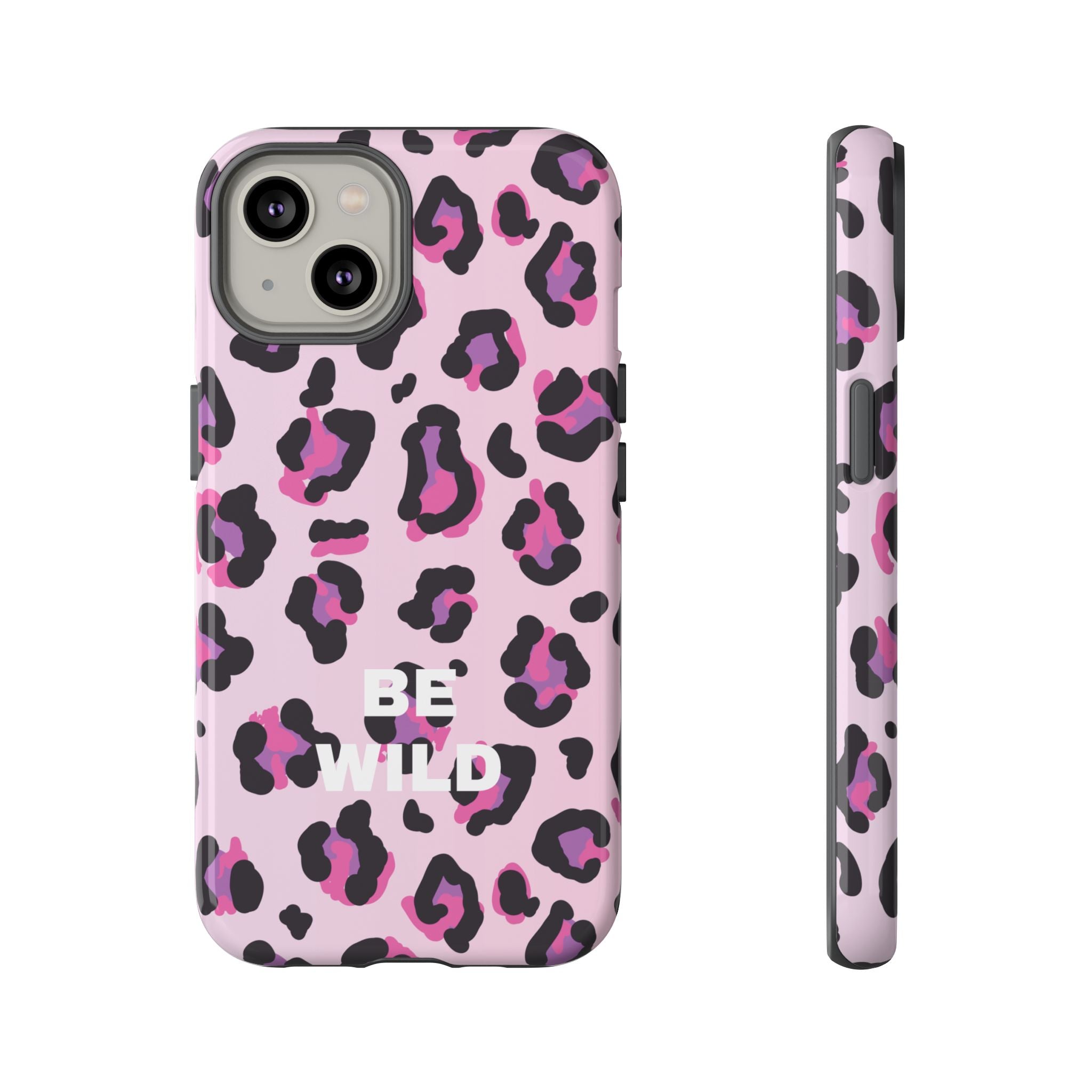 PINK LEO – Personalisierte Handyhülle mit Dual-Layer-Schutz