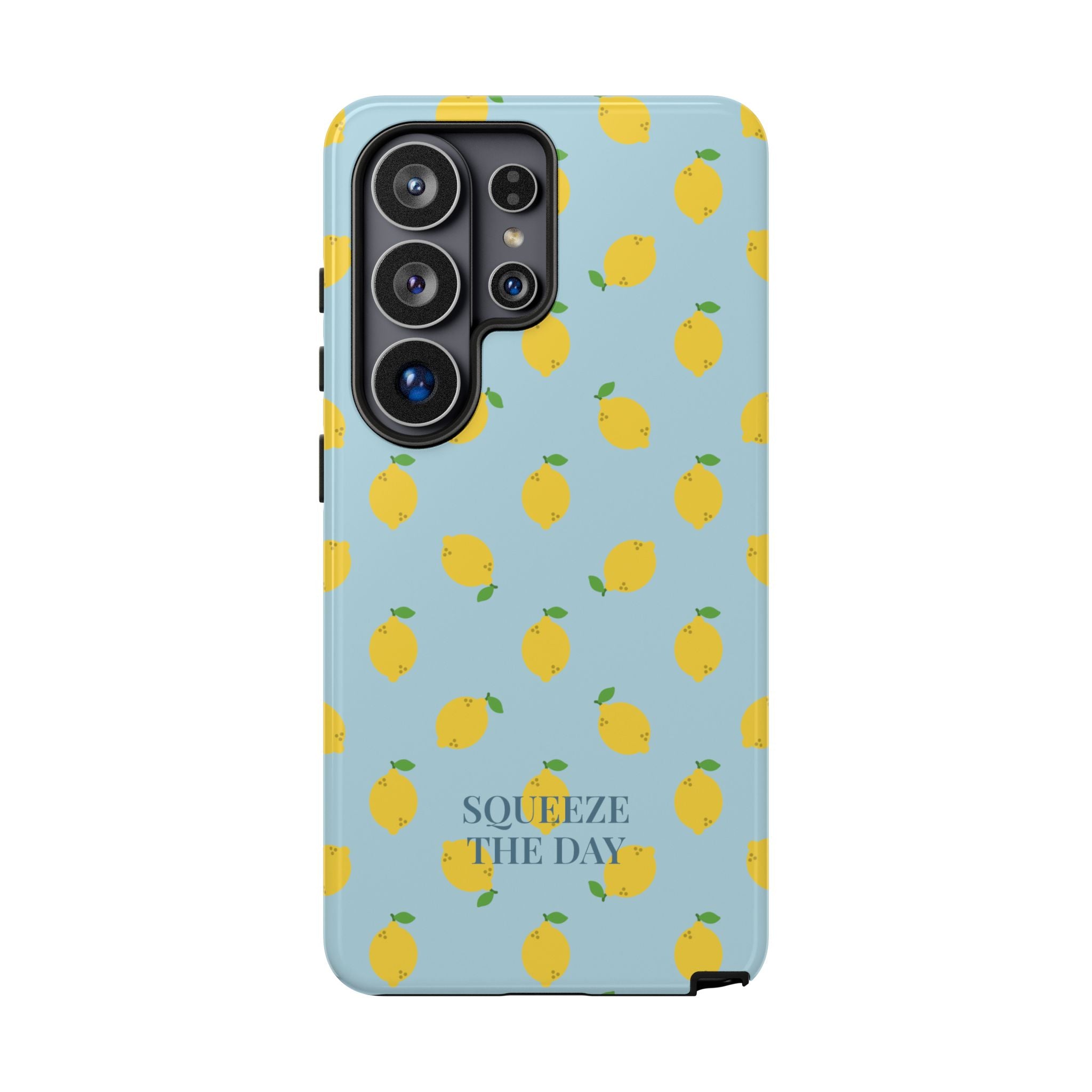 LEMONS BLUE SKY – Personalisierte Handyhülle mit Dual-Layer-Schutz