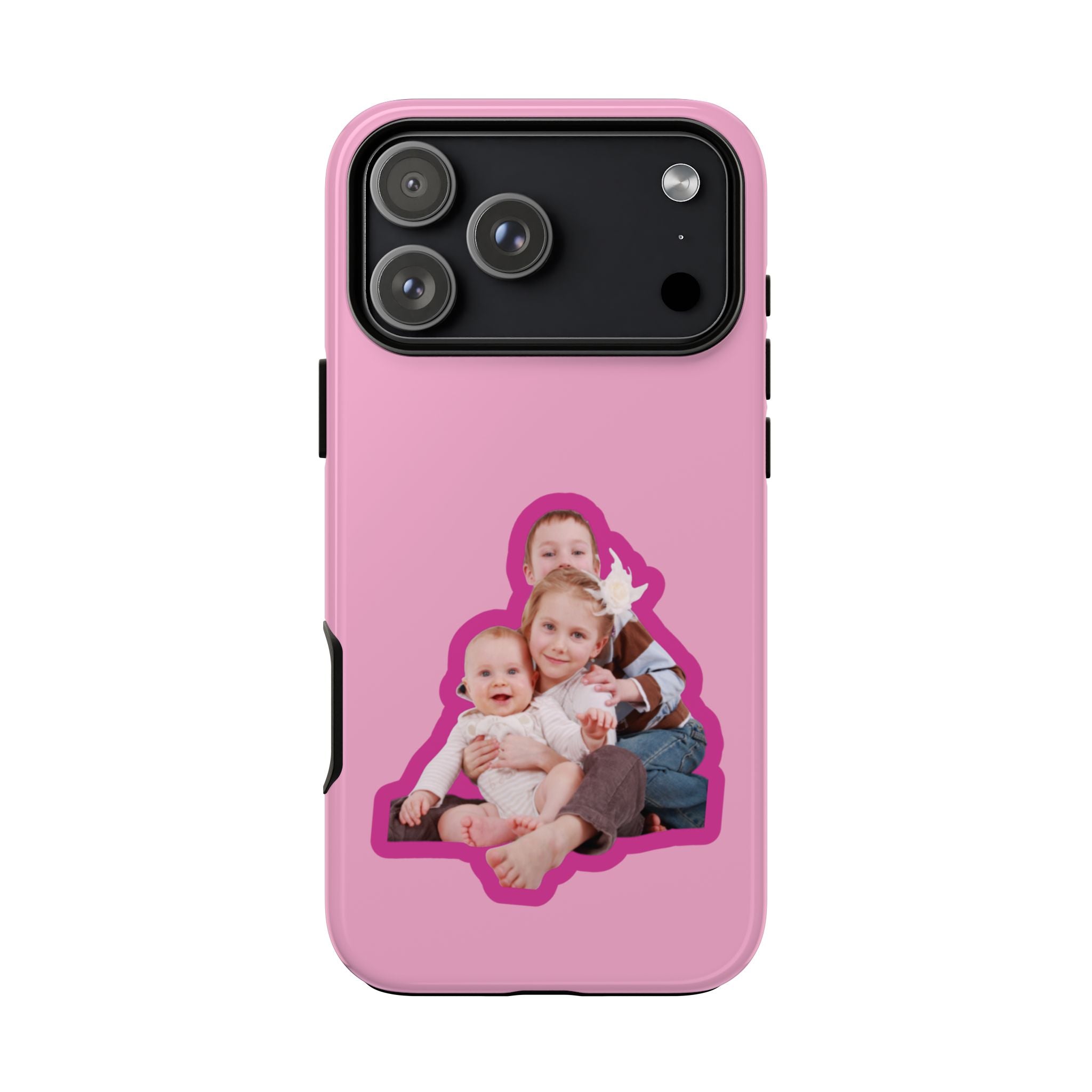 PINK CARTOON – Personalisierte Foto Handyhülle mit Dual-Layer-Schutz