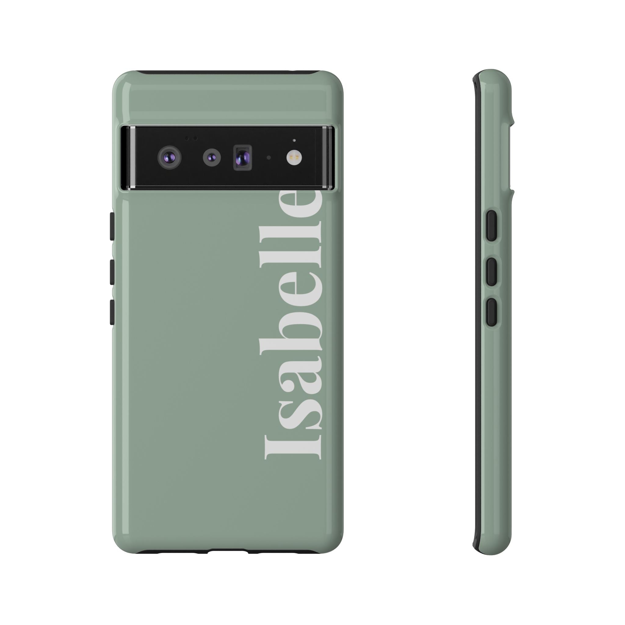 SALBEI BOLD NAME – Personalisierte Handyhülle mit Dual-Layer-Schutz