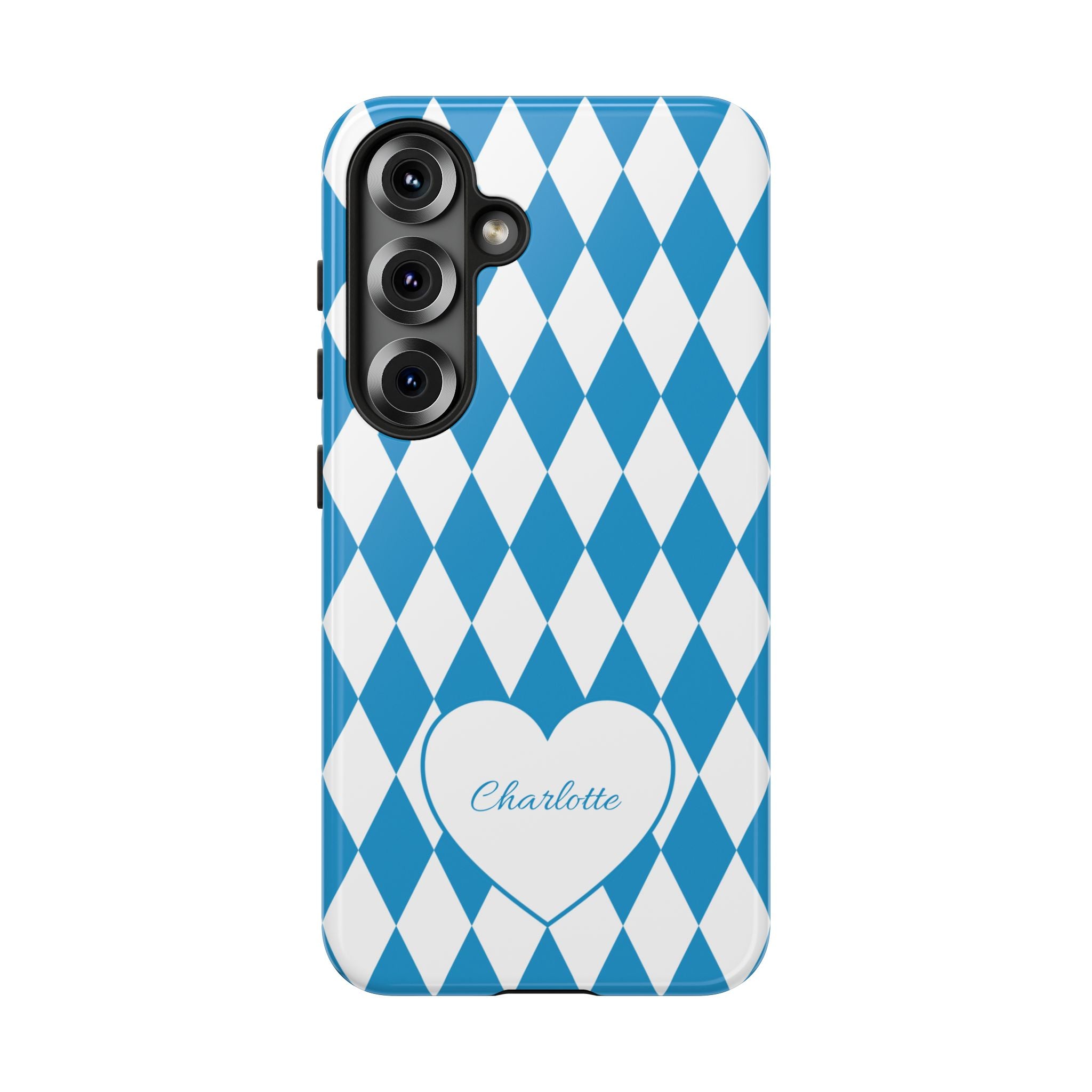 BAYERN BLAU WEISS – Personalisierte Handyhülle mit Dual-Layer-Schutz