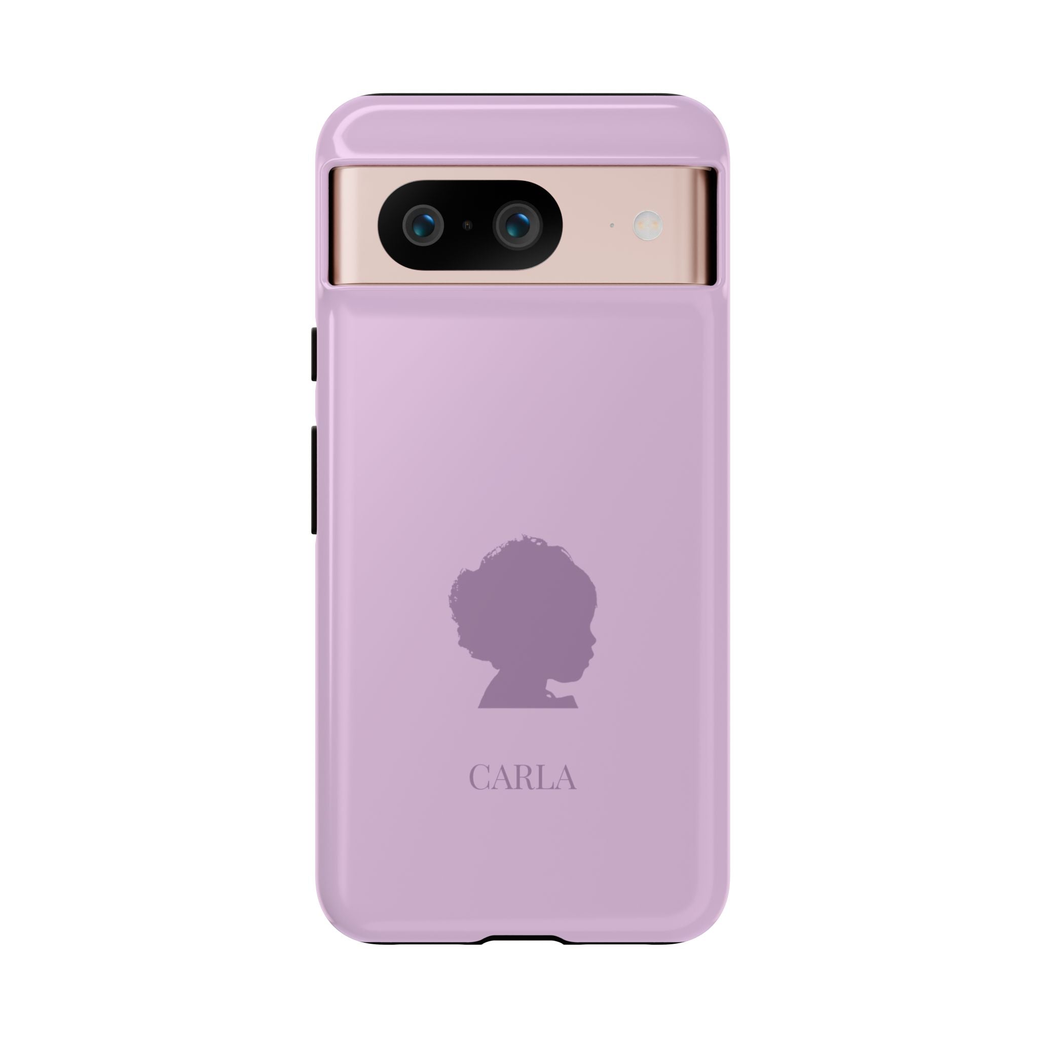 SILHOUETTE LAVENDEL – Personalisierte Handyhülle mit Dual-Layer-Schutz