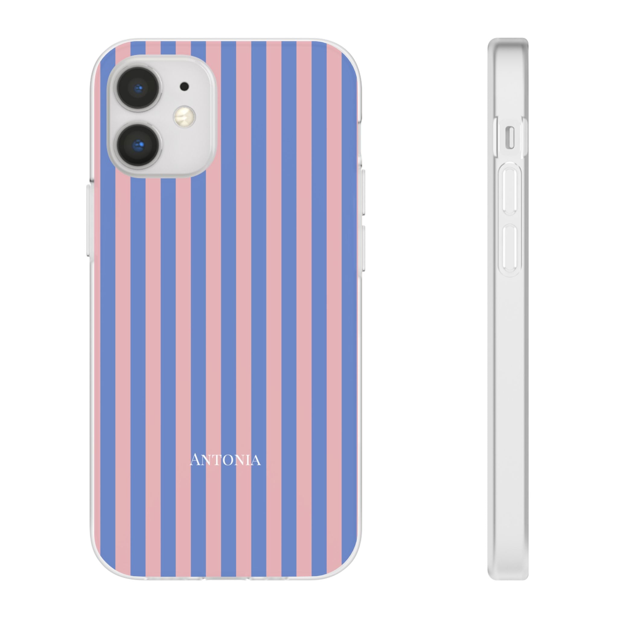 BLUE & BLUSH – Personalisierte Flex Handyhülle