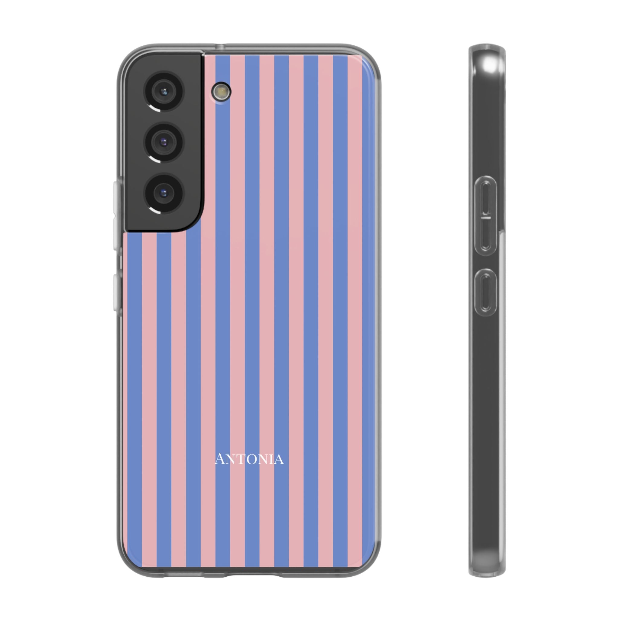 BLUE & BLUSH – Personalisierte Flex Handyhülle
