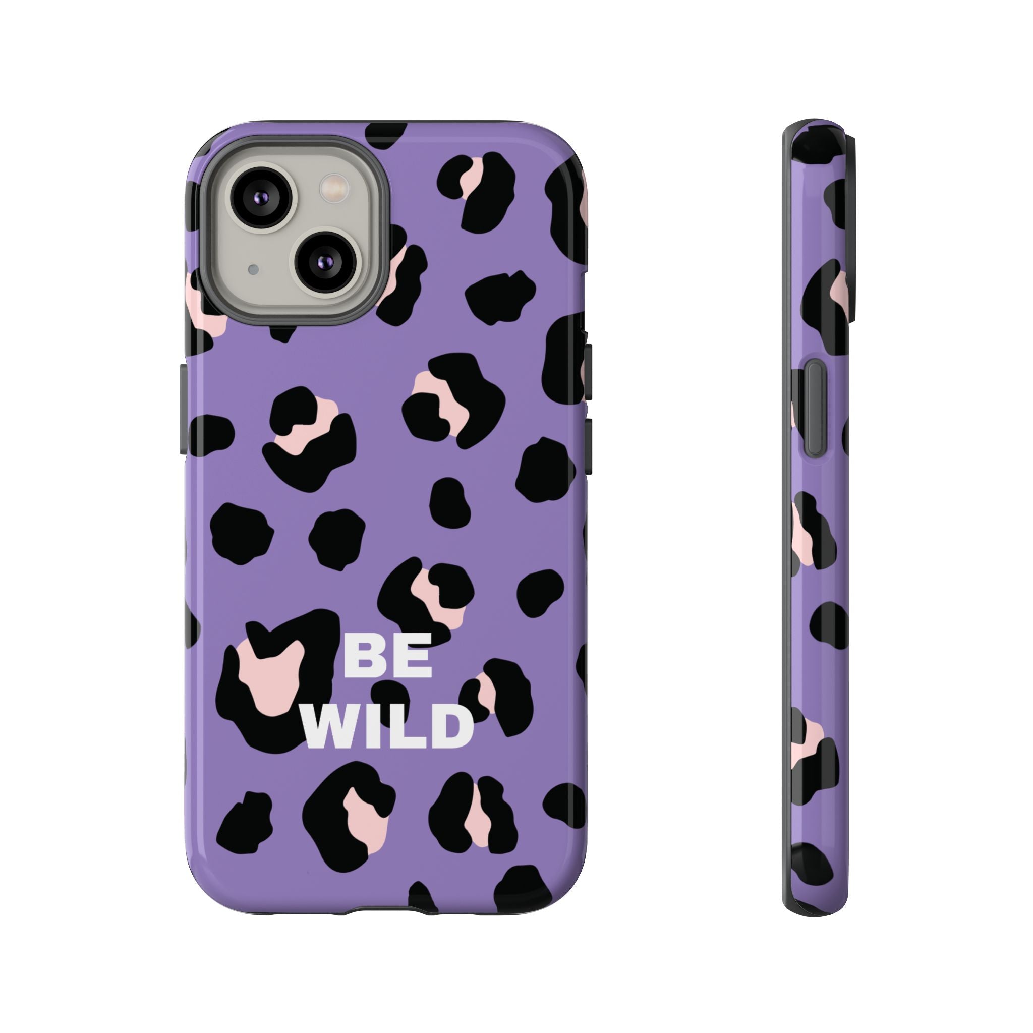 PURPLE LEO – Personalisierte Handyhülle mit Dual-Layer-Schutz