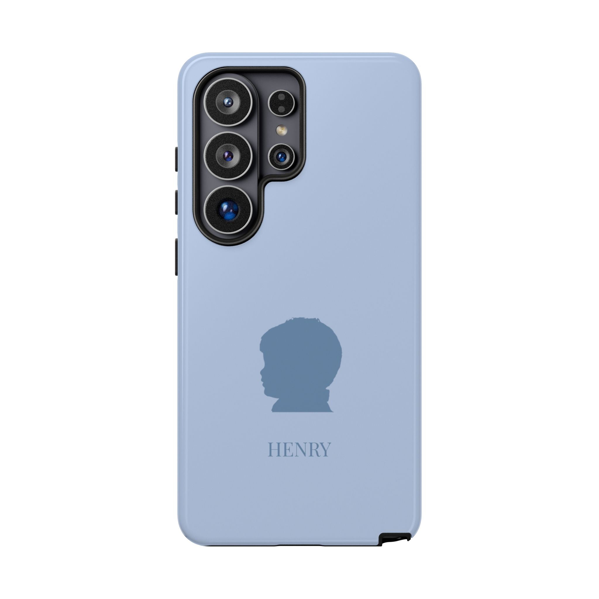 SILHOUETTE BLUE – Personalisierte Handyhülle mit Dual-Layer-Schutz