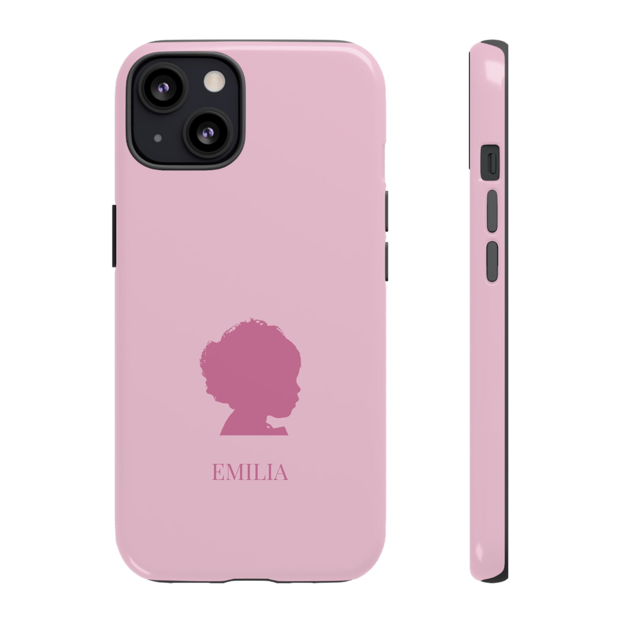 SILHOUETTE ROSE – Personalisierte Handyhülle mit Dual-Layer-Schutz