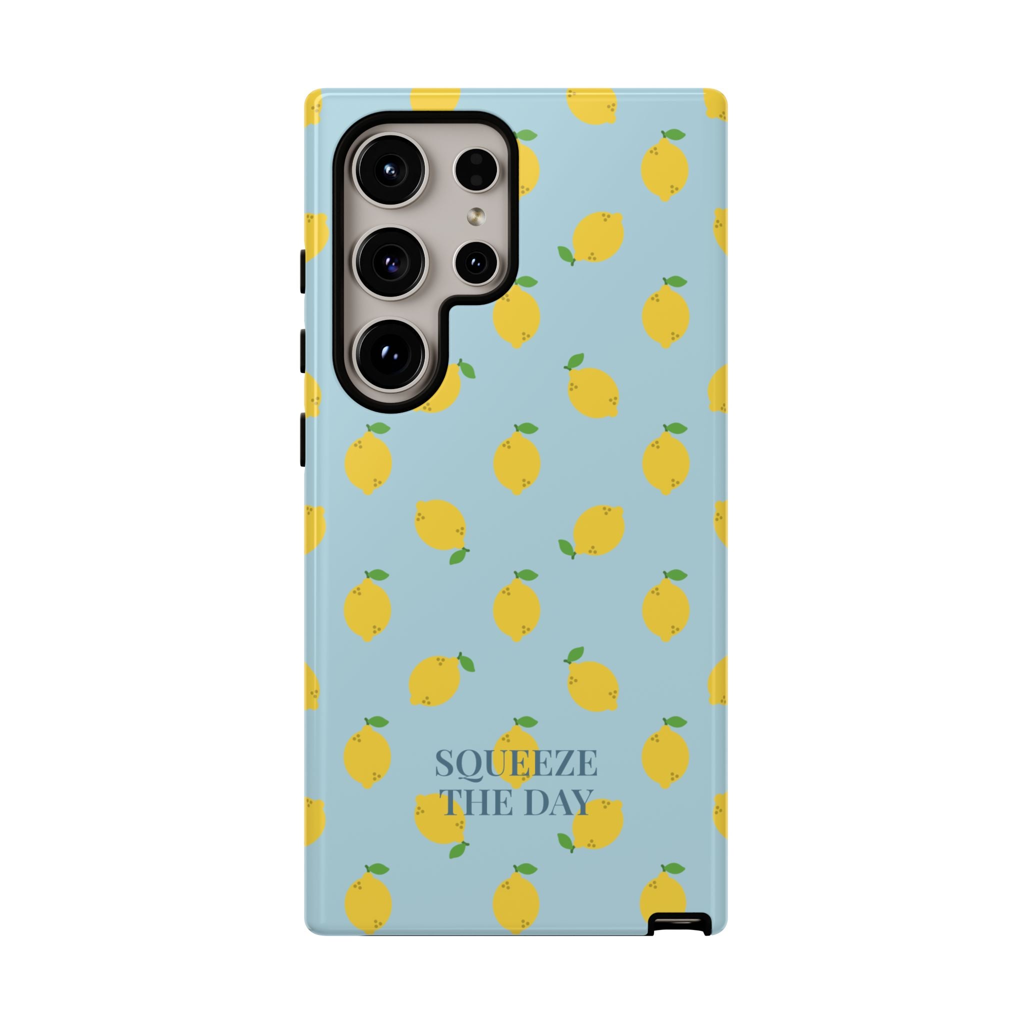 LEMONS BLUE SKY – Personalisierte Handyhülle mit Dual-Layer-Schutz