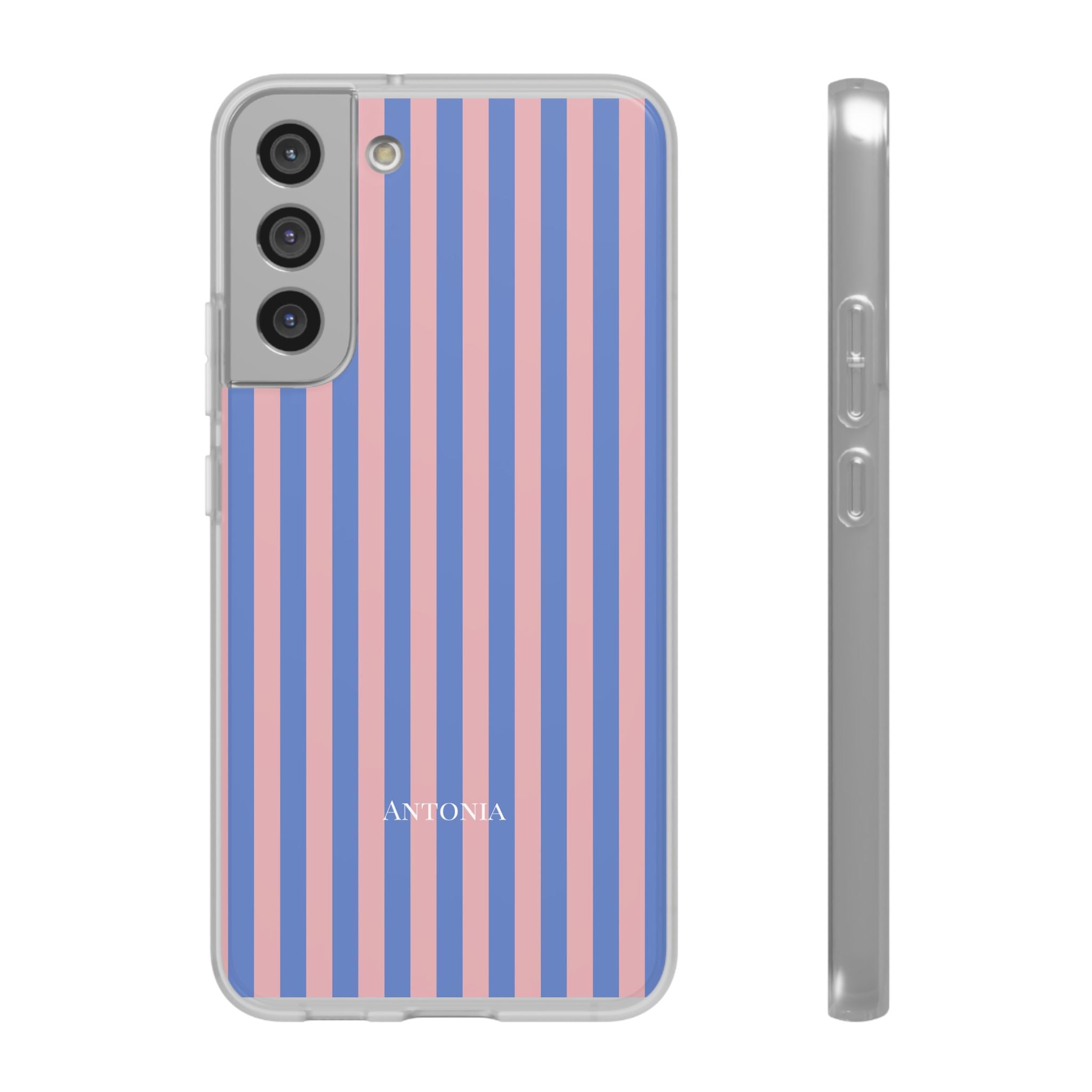 BLUE & BLUSH – Personalisierte Flex Handyhülle
