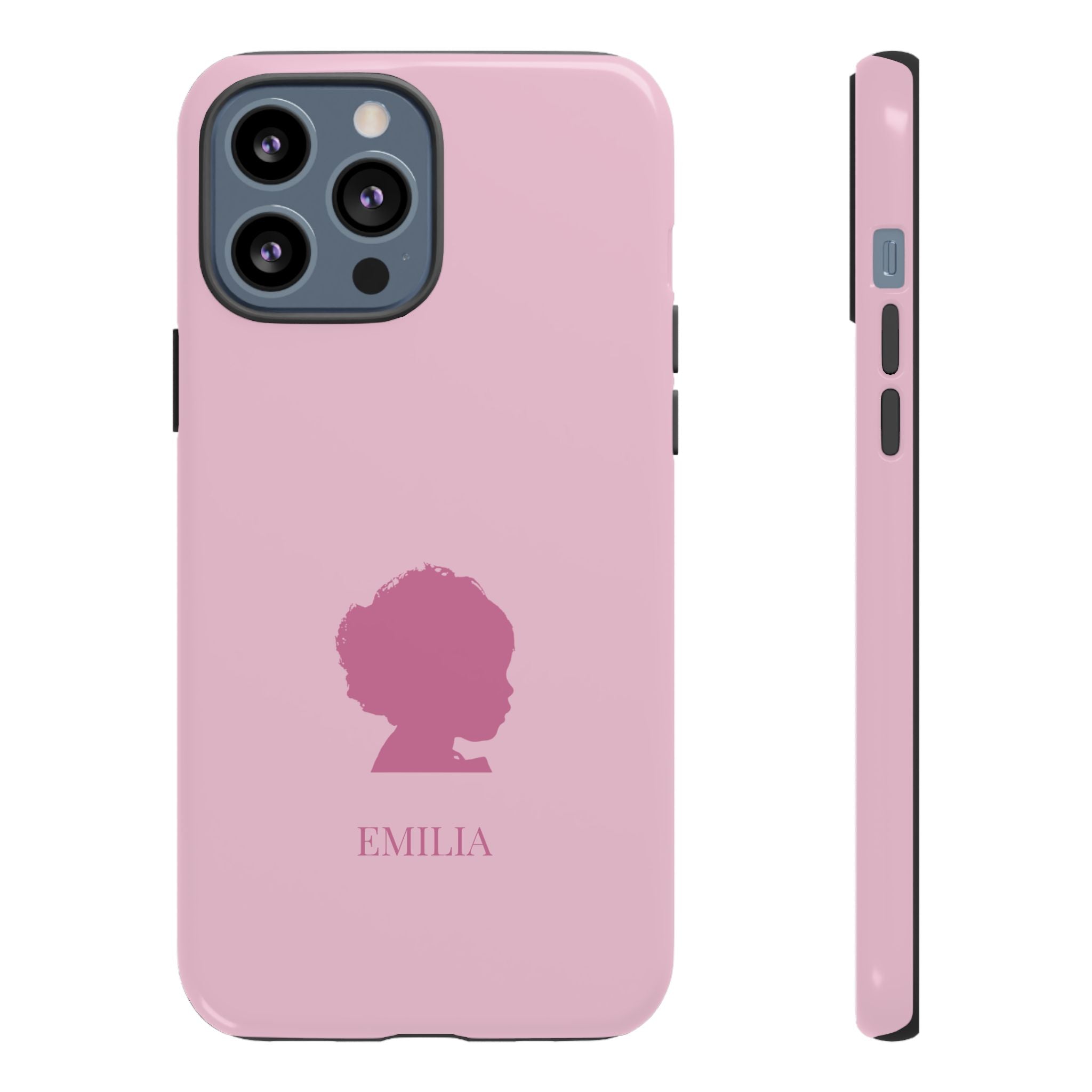 SILHOUETTE ROSE – Personalisierte Handyhülle mit Dual-Layer-Schutz