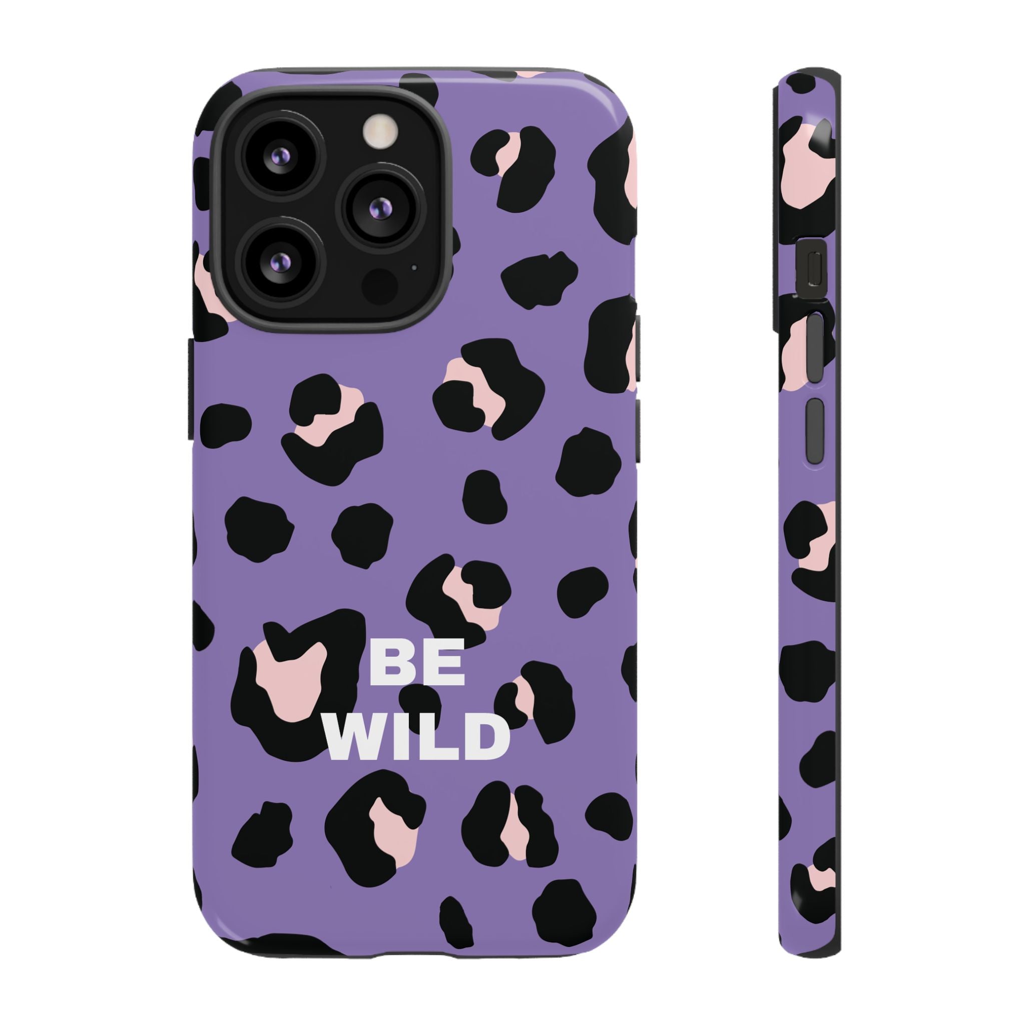 PURPLE LEO – Personalisierte Handyhülle mit Dual-Layer-Schutz