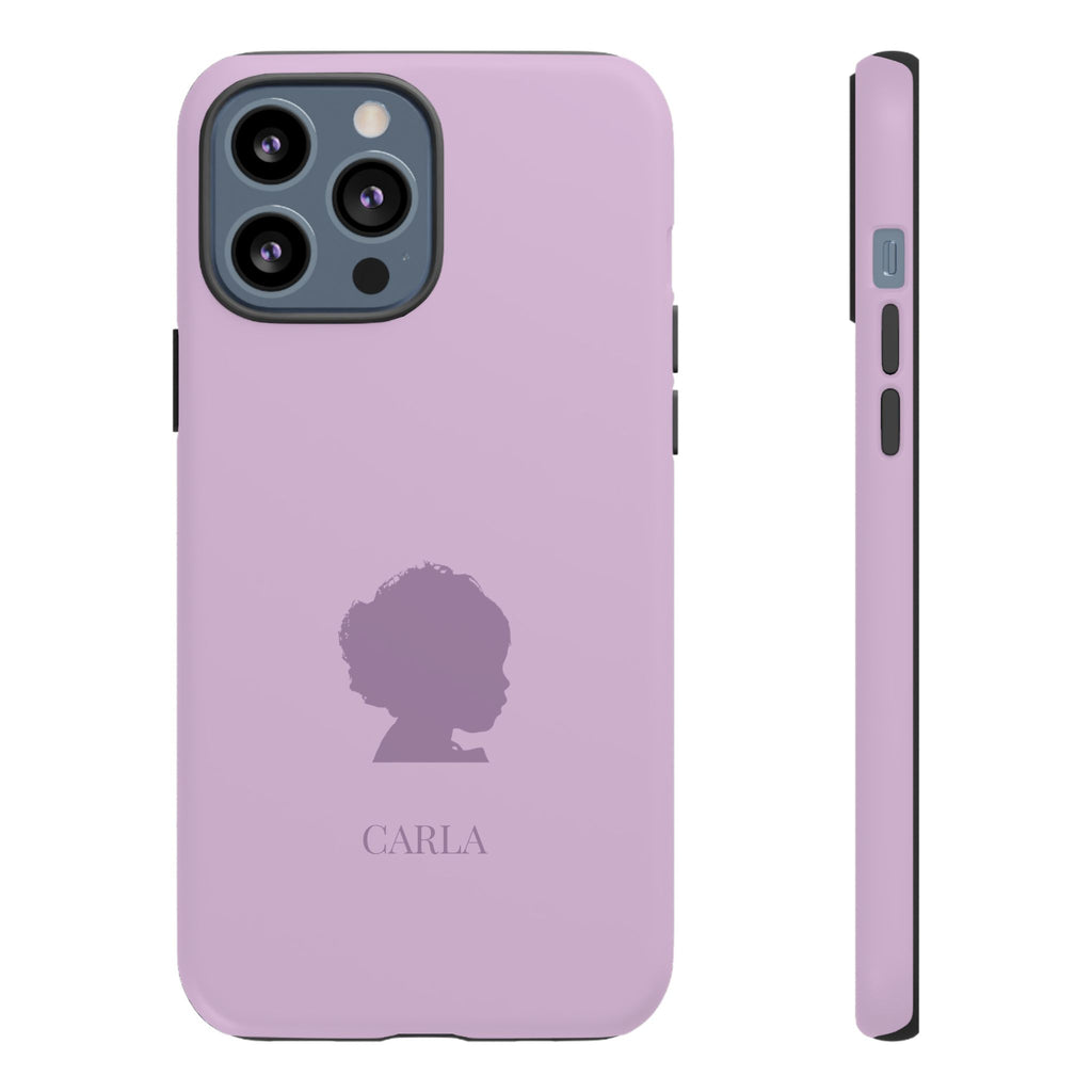 SILHOUETTE LAVENDEL – Personalisierte Handyhülle mit Dual-Layer-Schutz