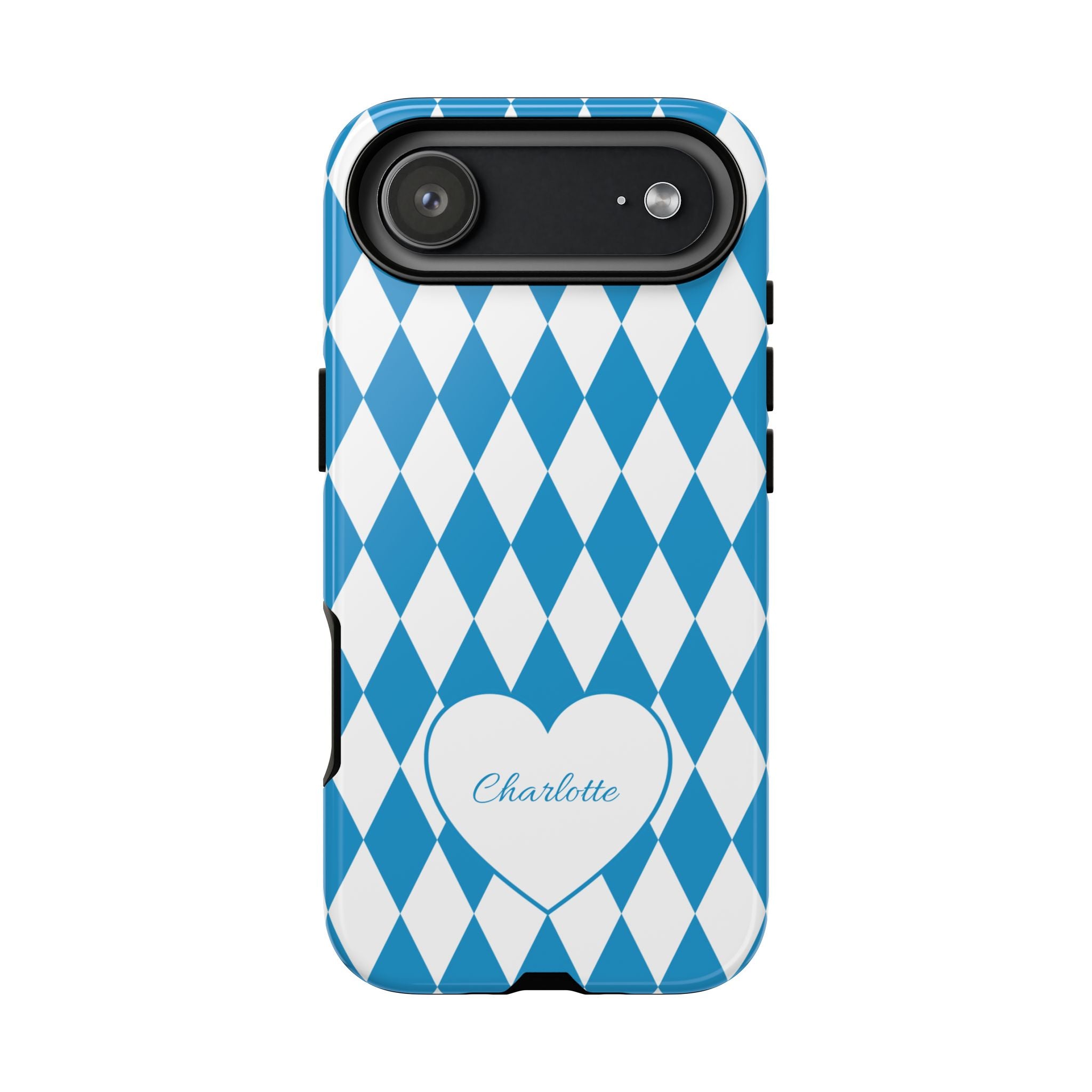 BAYERN BLAU WEISS – Personalisierte Handyhülle mit Dual-Layer-Schutz