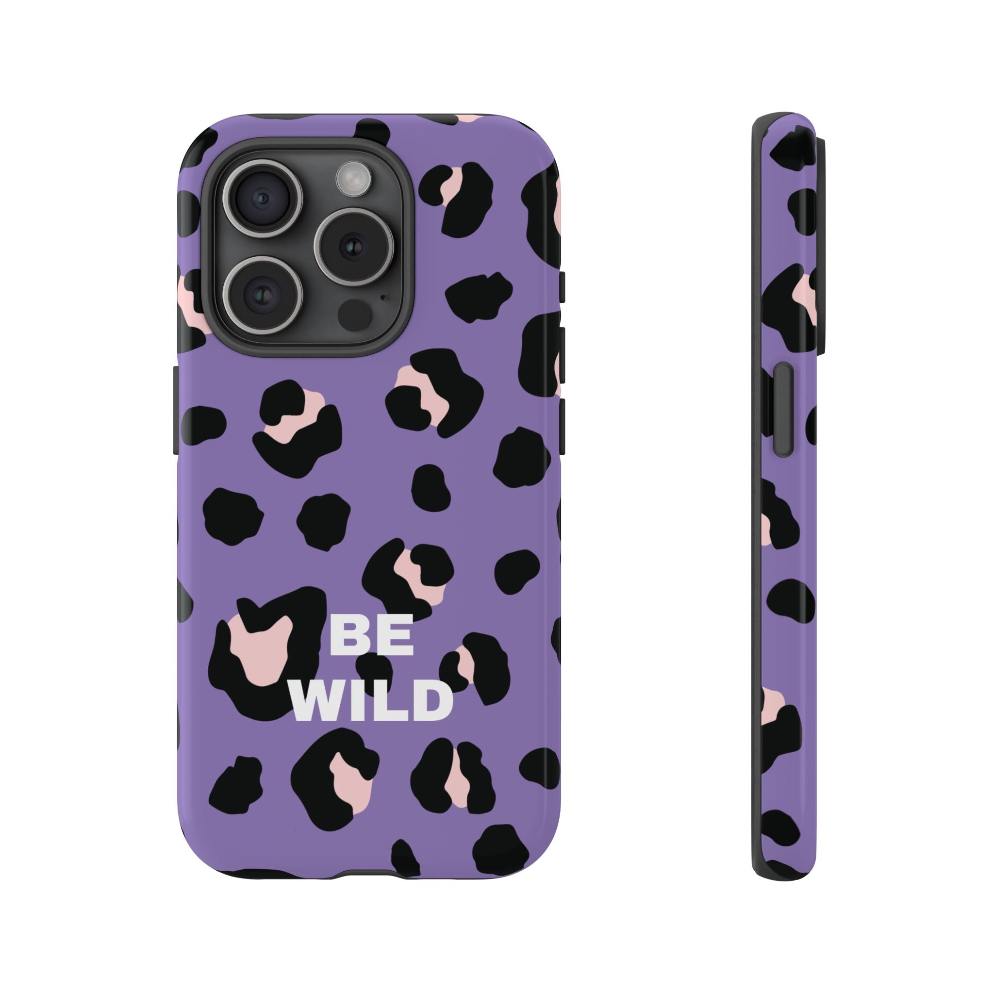 PURPLE LEO – Personalisierte Handyhülle mit Dual-Layer-Schutz