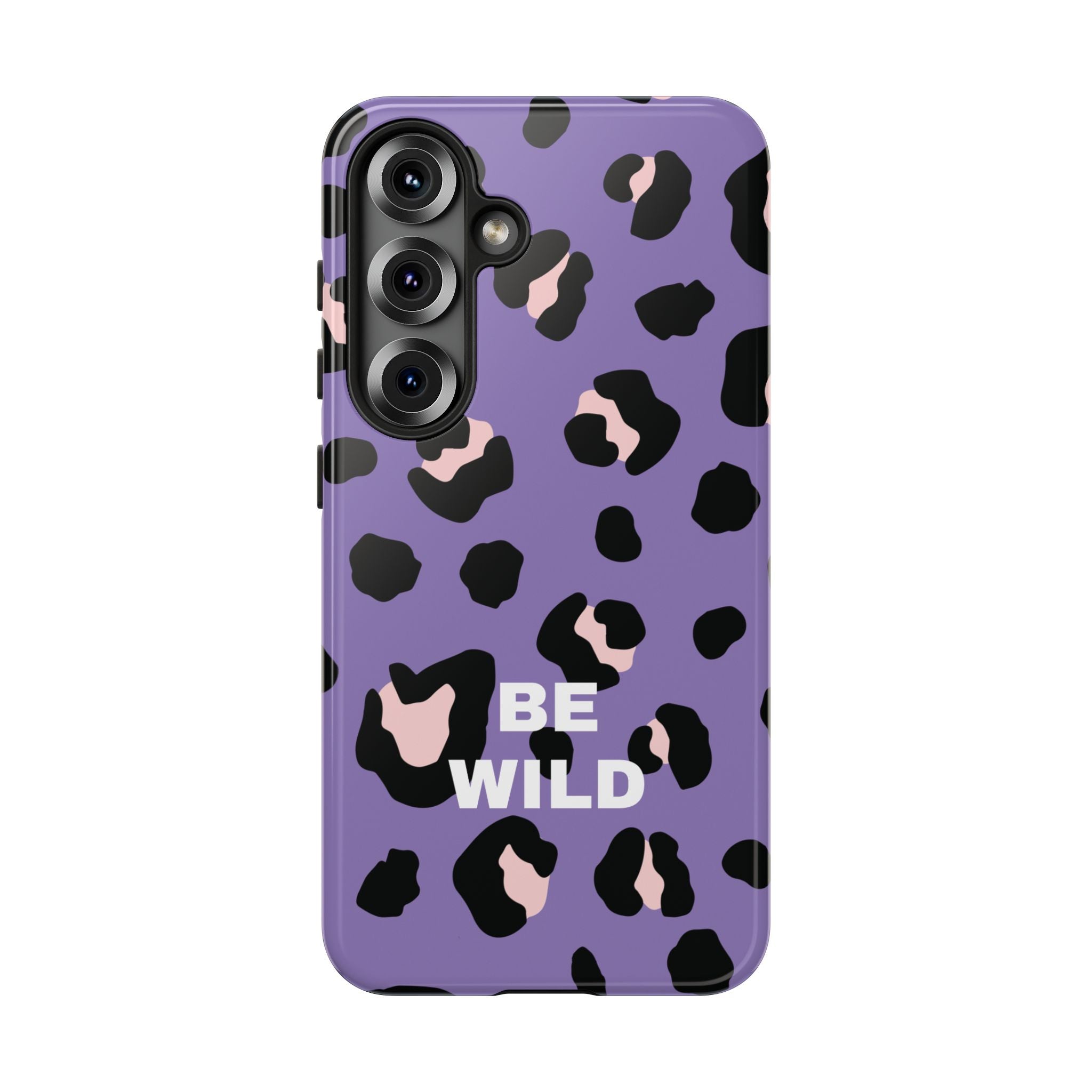 PURPLE LEO – Personalisierte Handyhülle mit Dual-Layer-Schutz