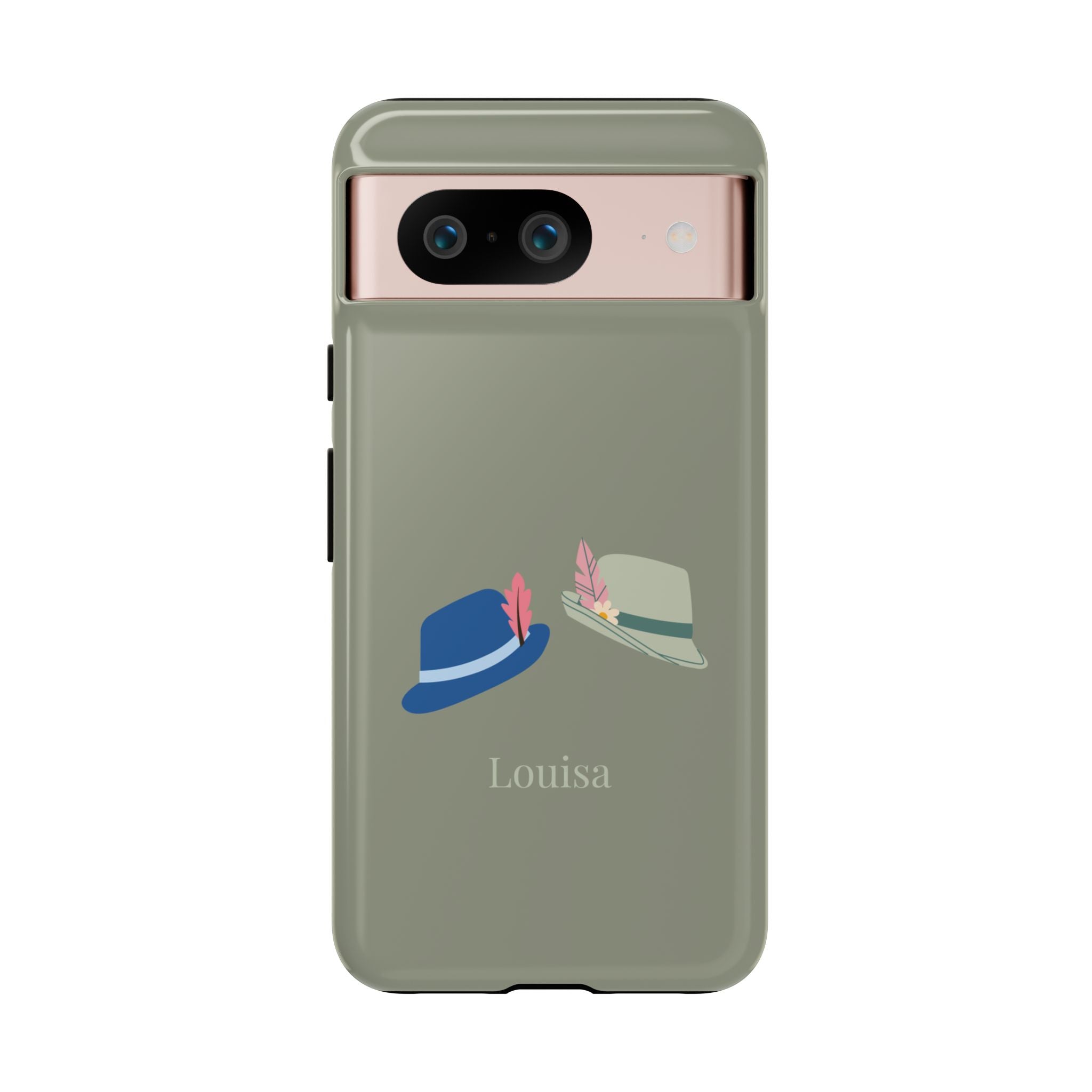 TRACHTENHÜTE SALBEI – Personalisierte Handyhülle mit Dual-Layer-Schutz