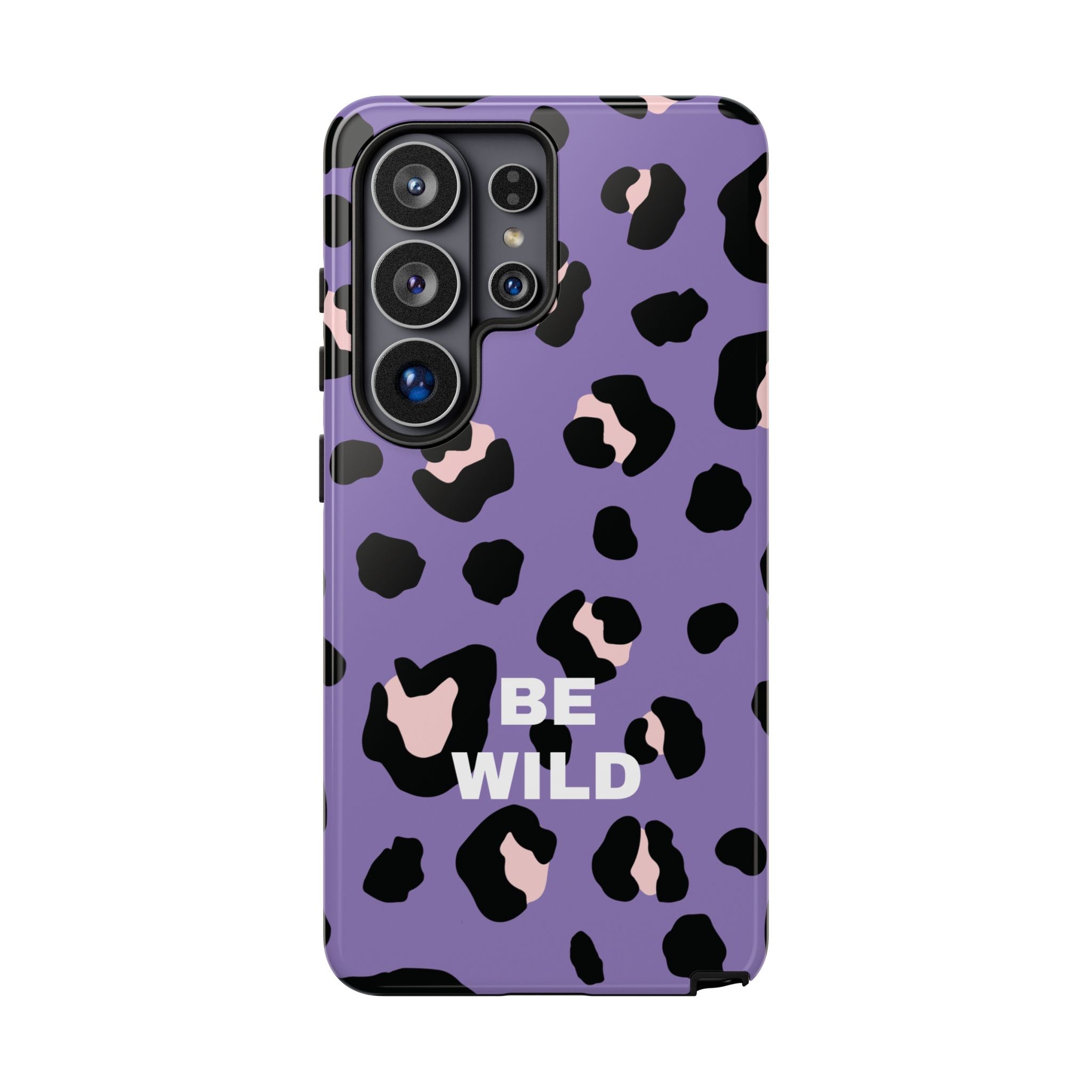 PURPLE LEO – Personalisierte Handyhülle mit Dual-Layer-Schutz