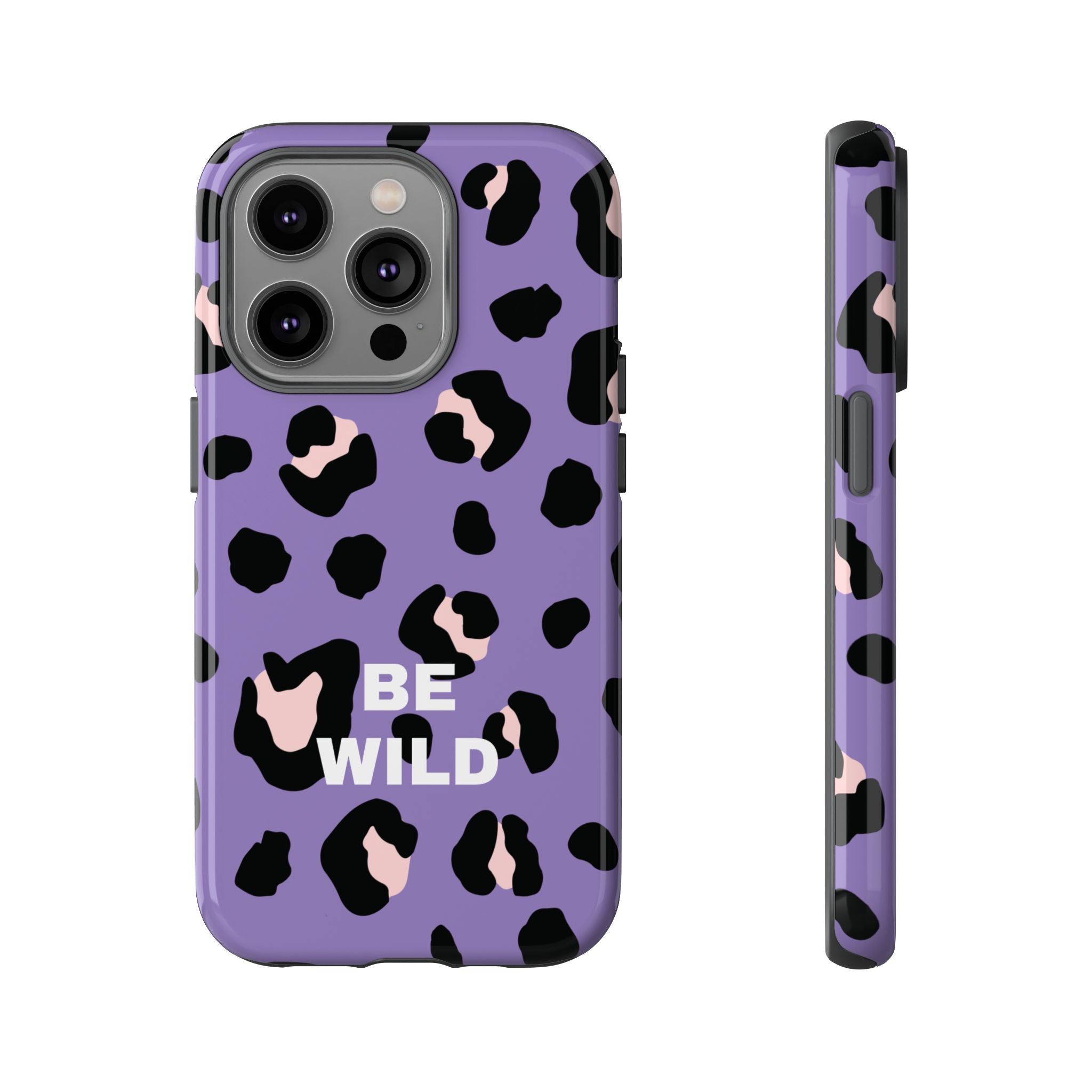 PURPLE LEO – Personalisierte Handyhülle mit Dual-Layer-Schutz