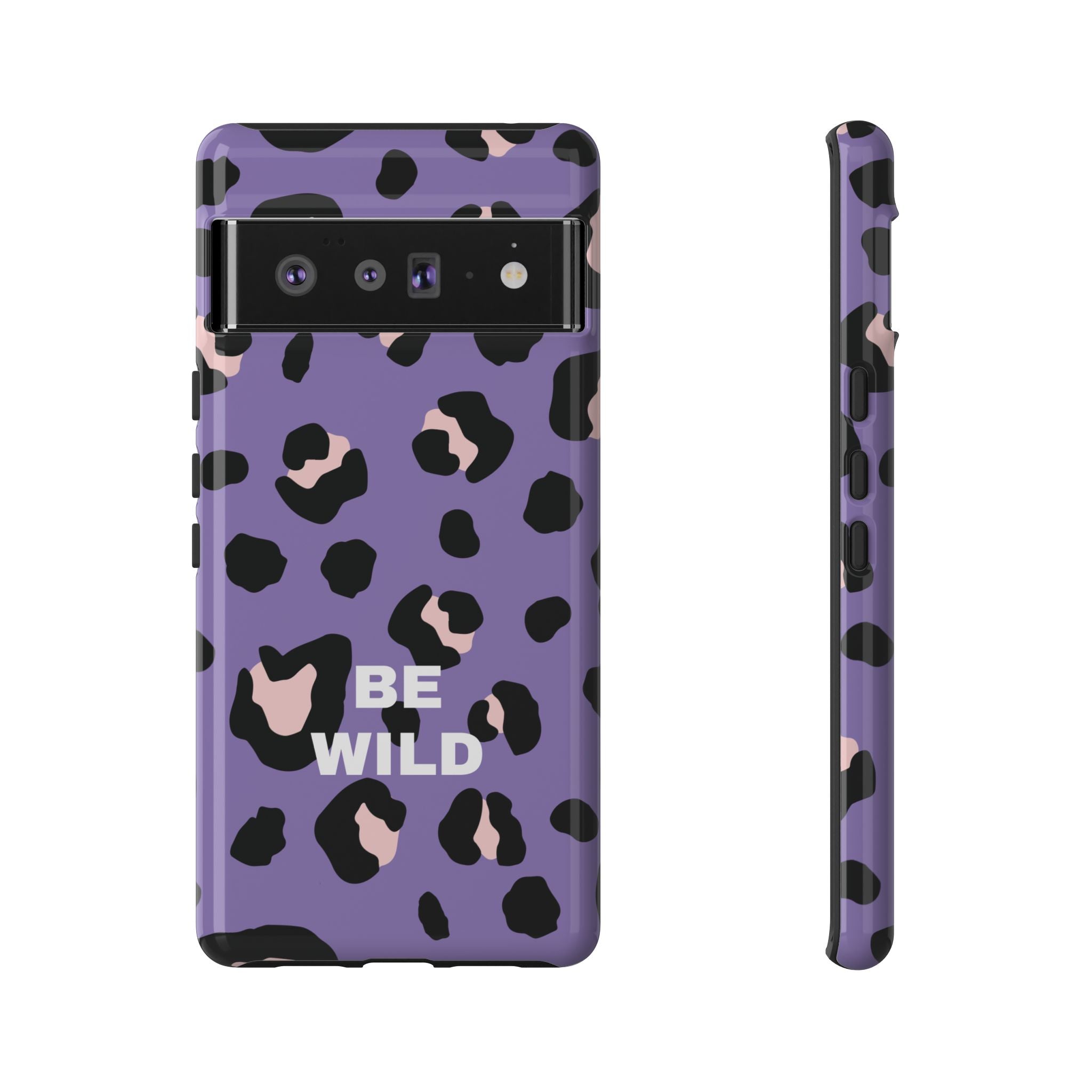PURPLE LEO – Personalisierte Handyhülle mit Dual-Layer-Schutz