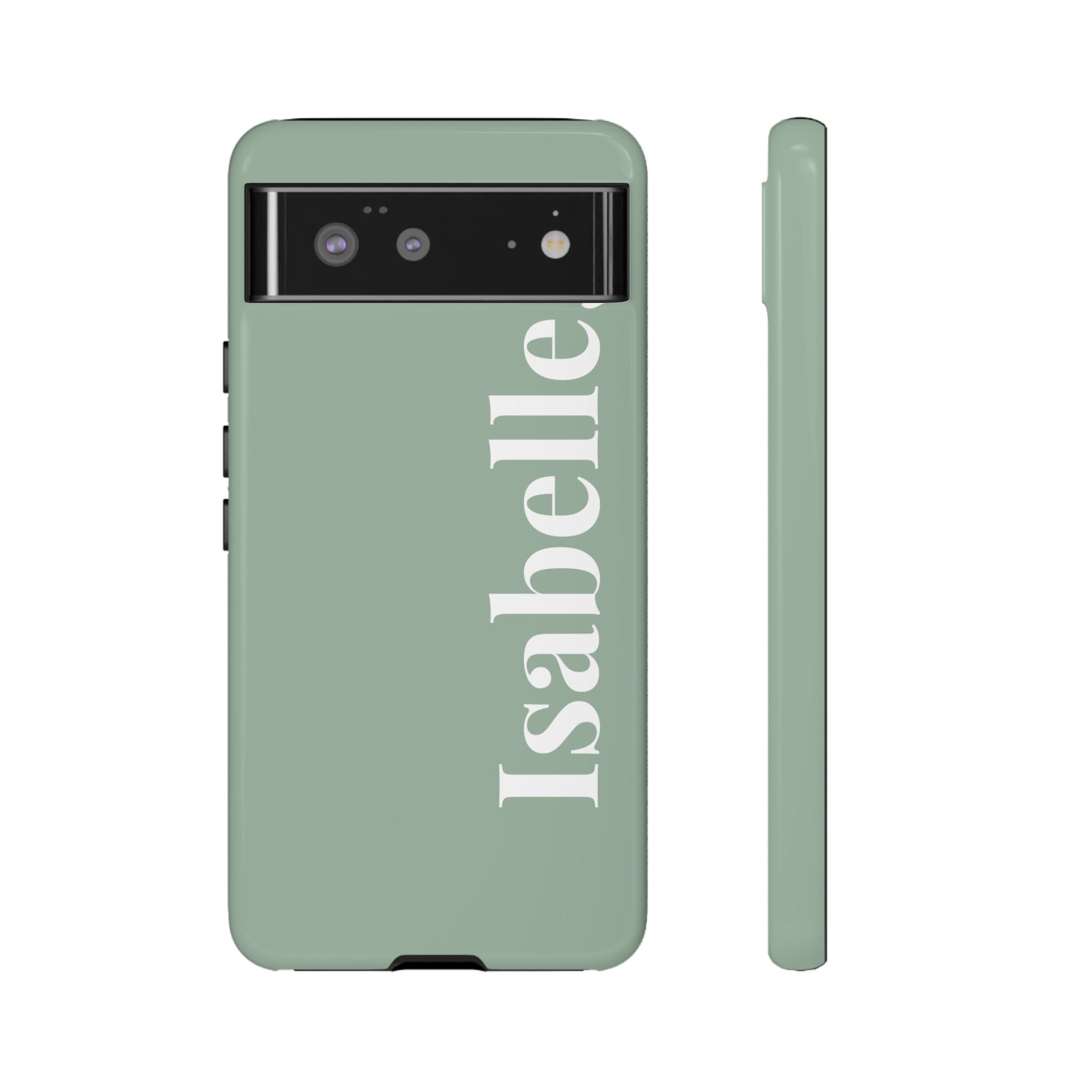 SALBEI BOLD NAME – Personalisierte Handyhülle mit Dual-Layer-Schutz