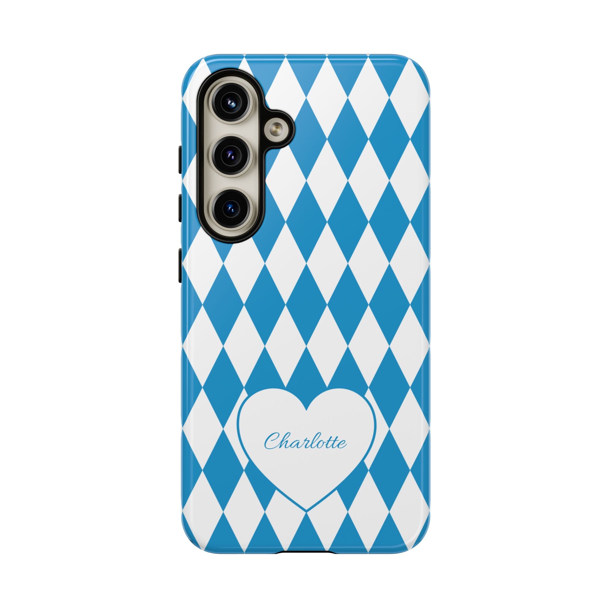 BAYERN BLAU WEISS – Personalisierte Handyhülle mit Dual-Layer-Schutz