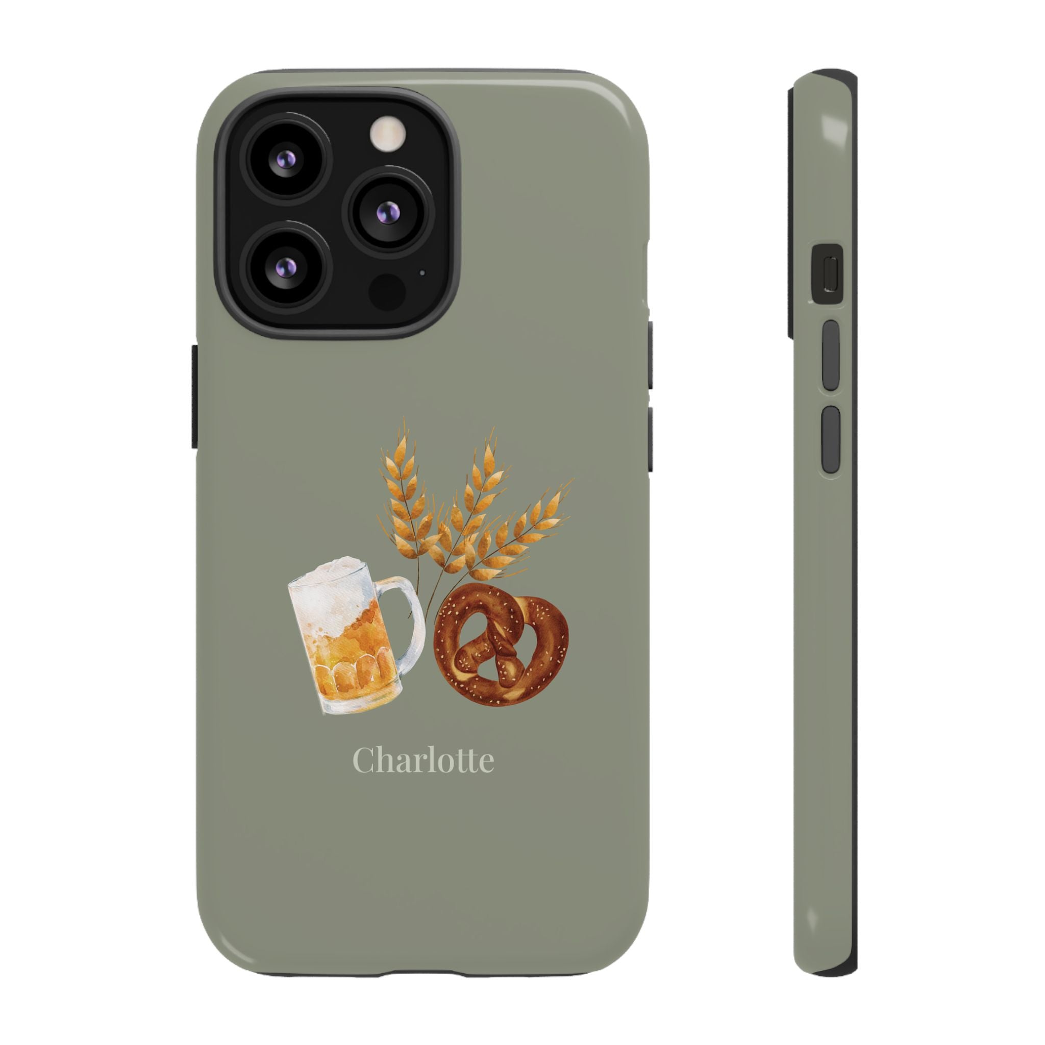 WIESN-SCHMANKERL SALBEI – Personalisierte Handyhülle mit Dual-Layer-Schutz
