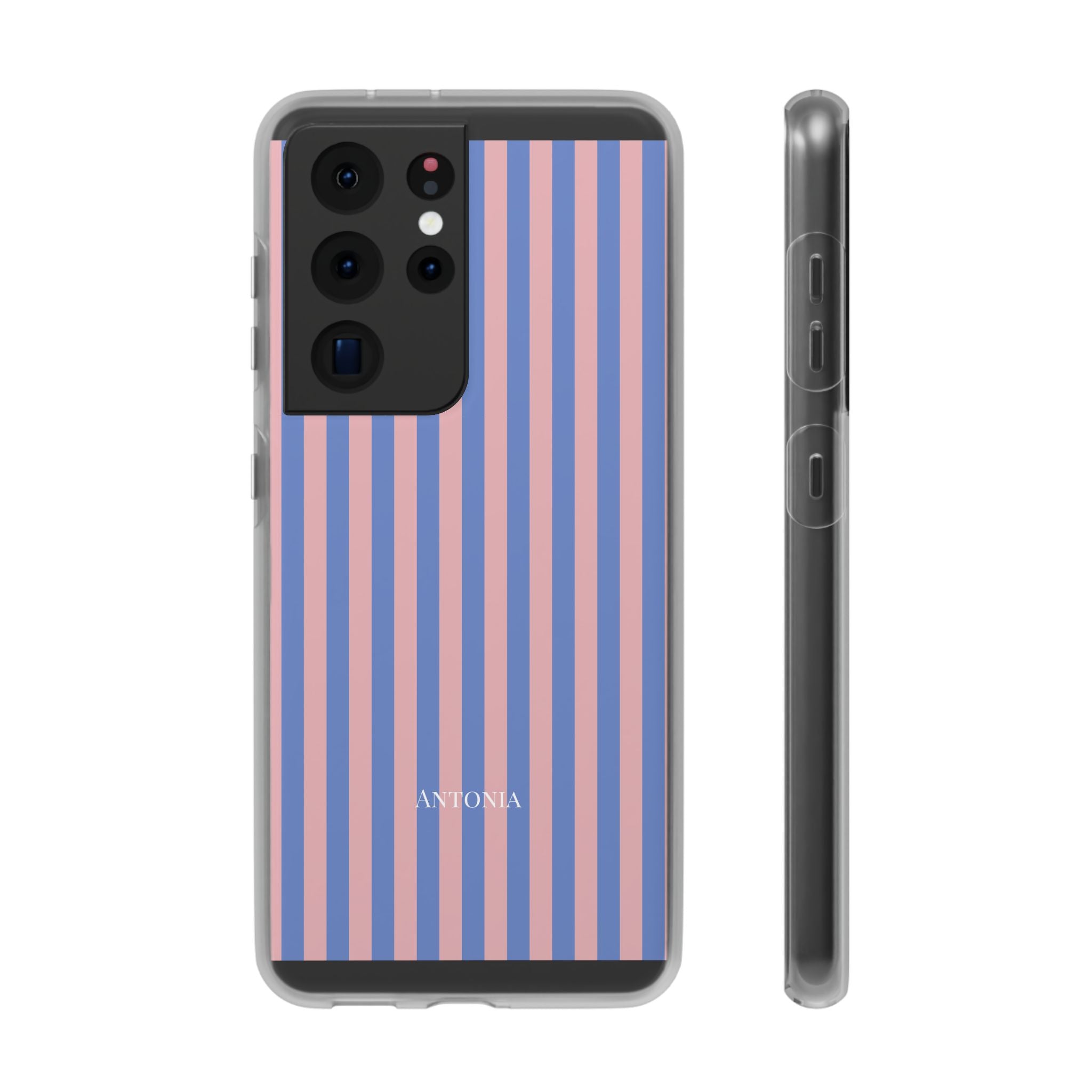 BLUE & BLUSH – Personalisierte Flex Handyhülle